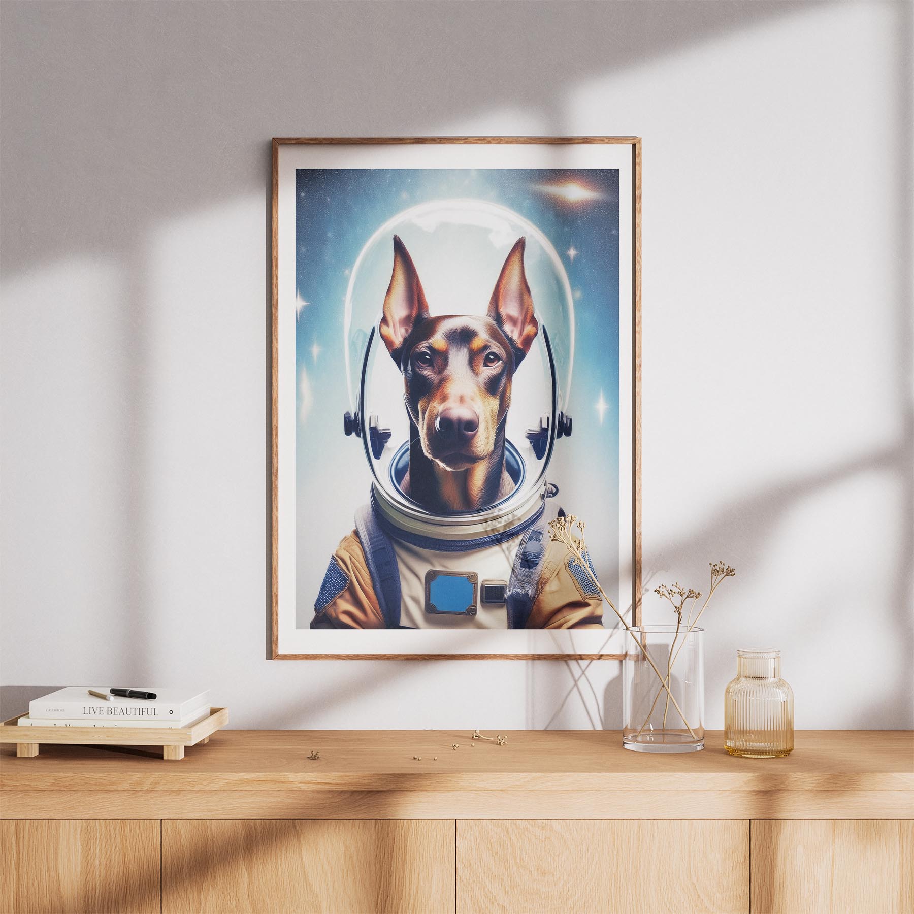 Doberman Astronaut Dog Series image 8