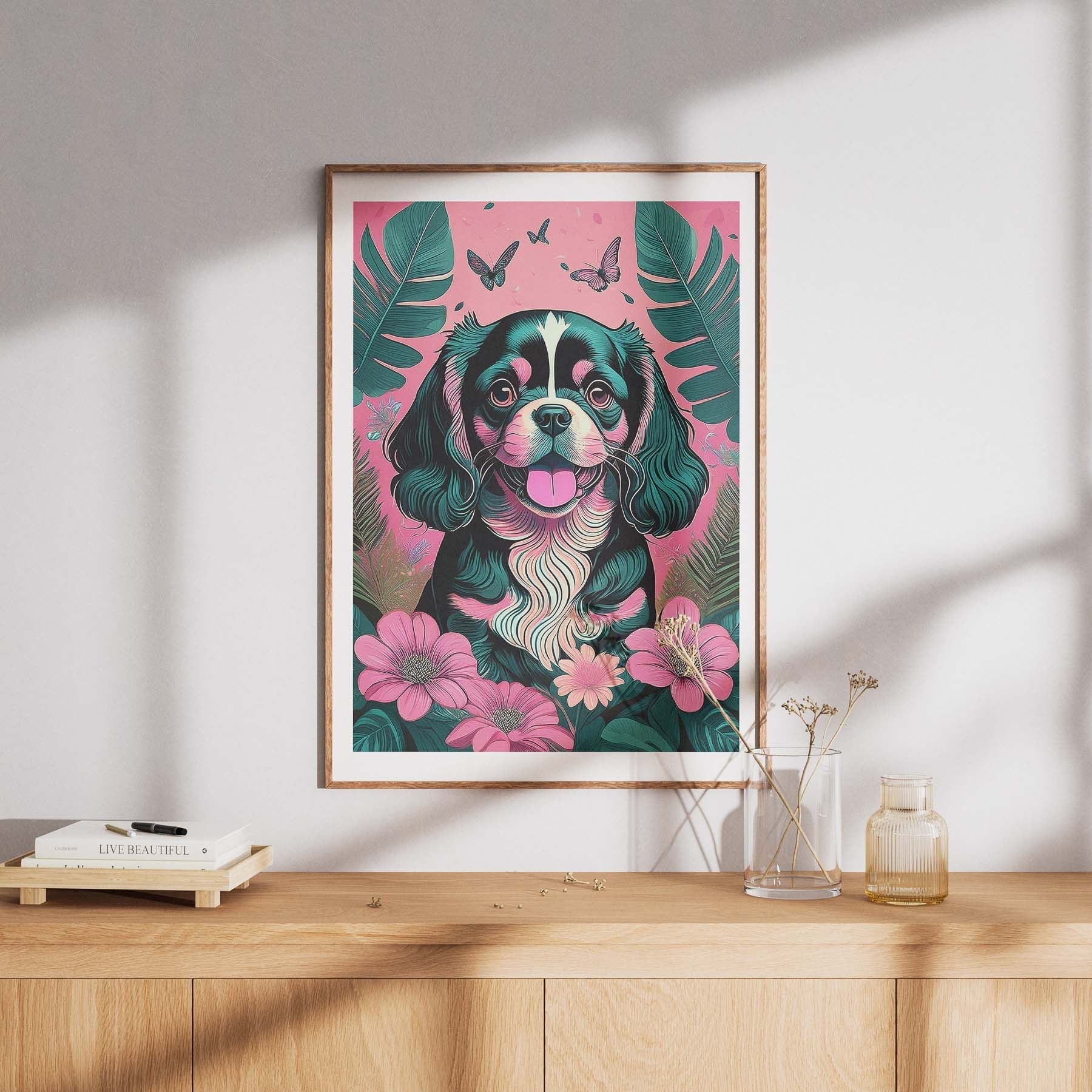 Cavalier King Charles Spaniel Flowery Dog image 8