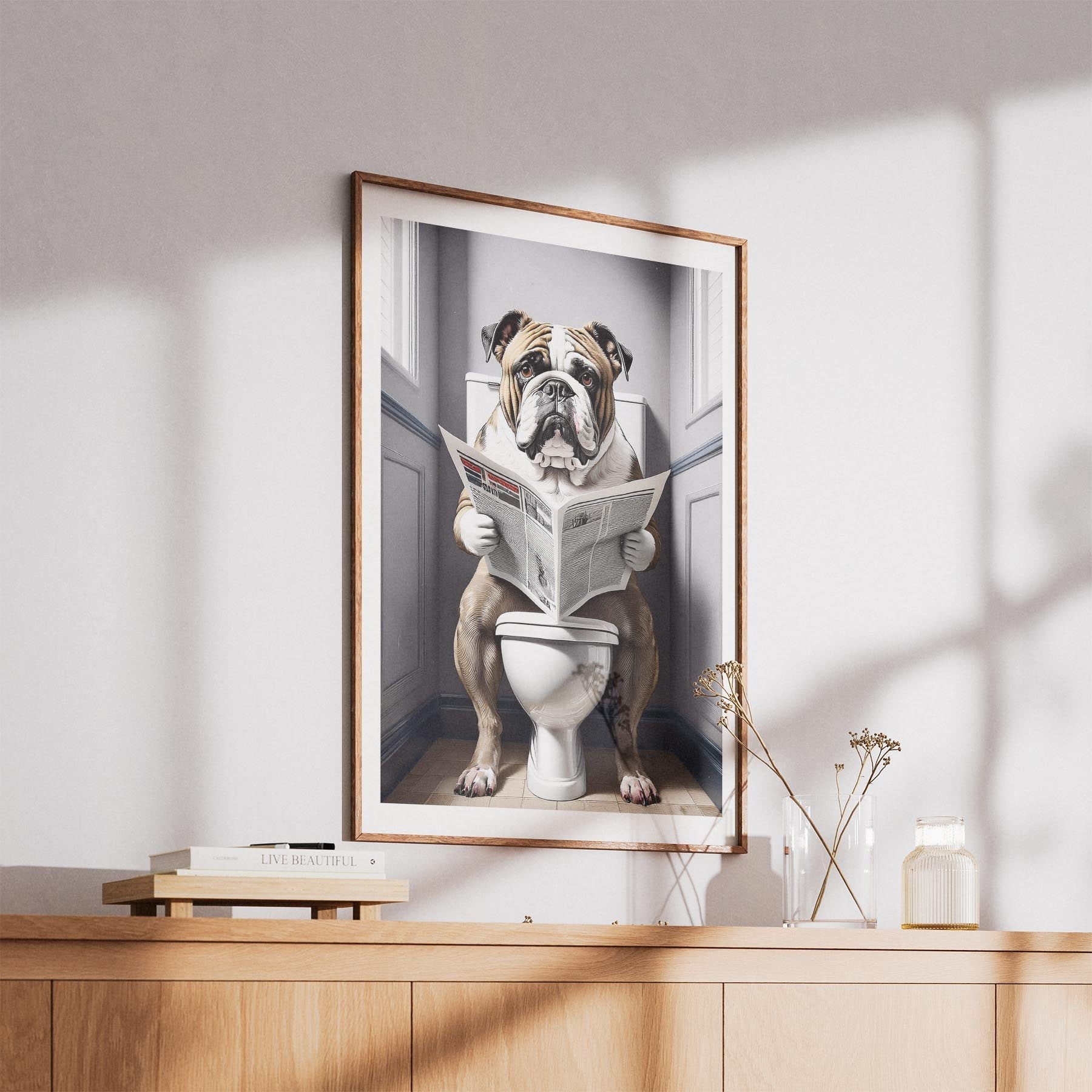 Bulldog Toilet Humour Dog Series 7 image 5