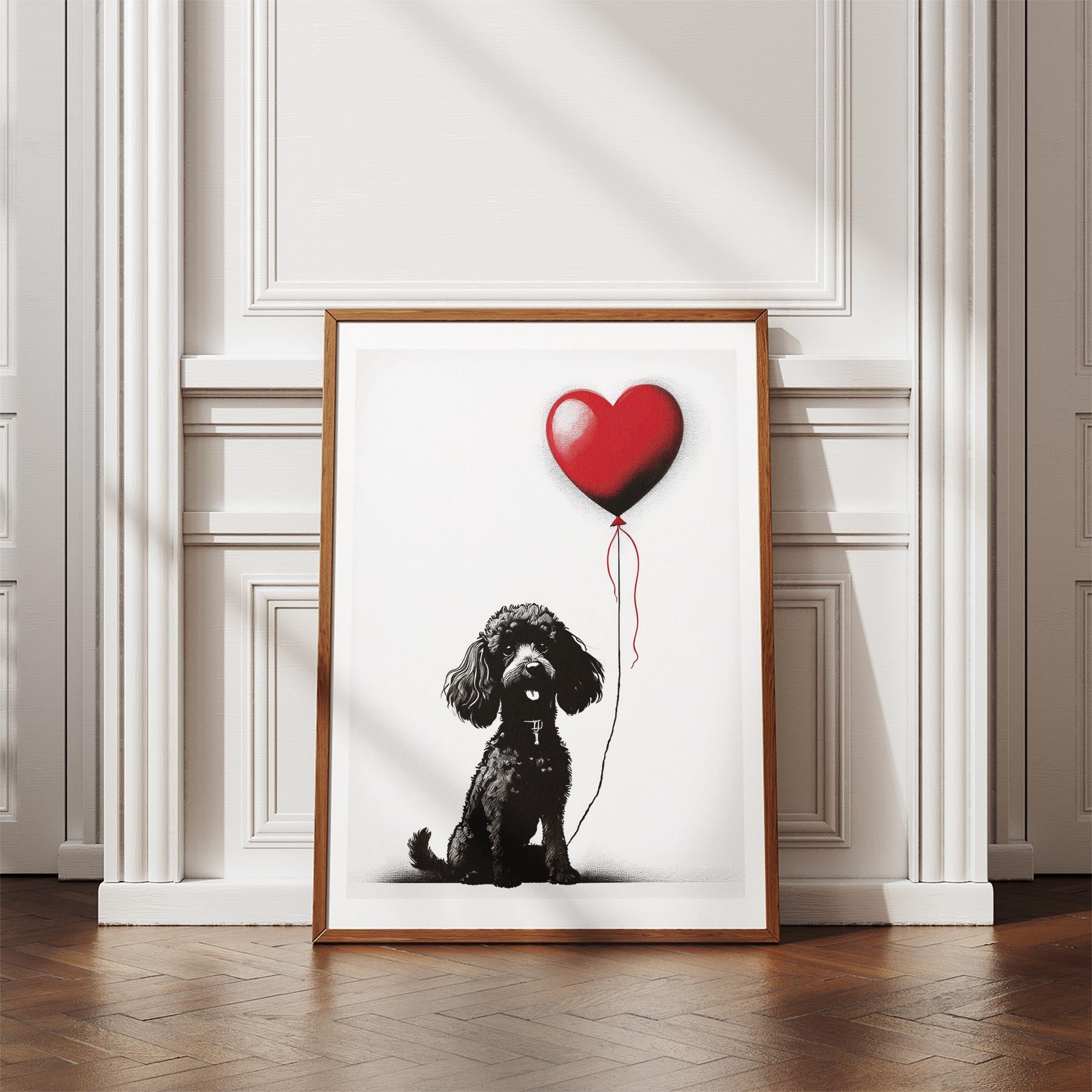 Poodle DOGSY Series inspired by the Art of Banksy image 4