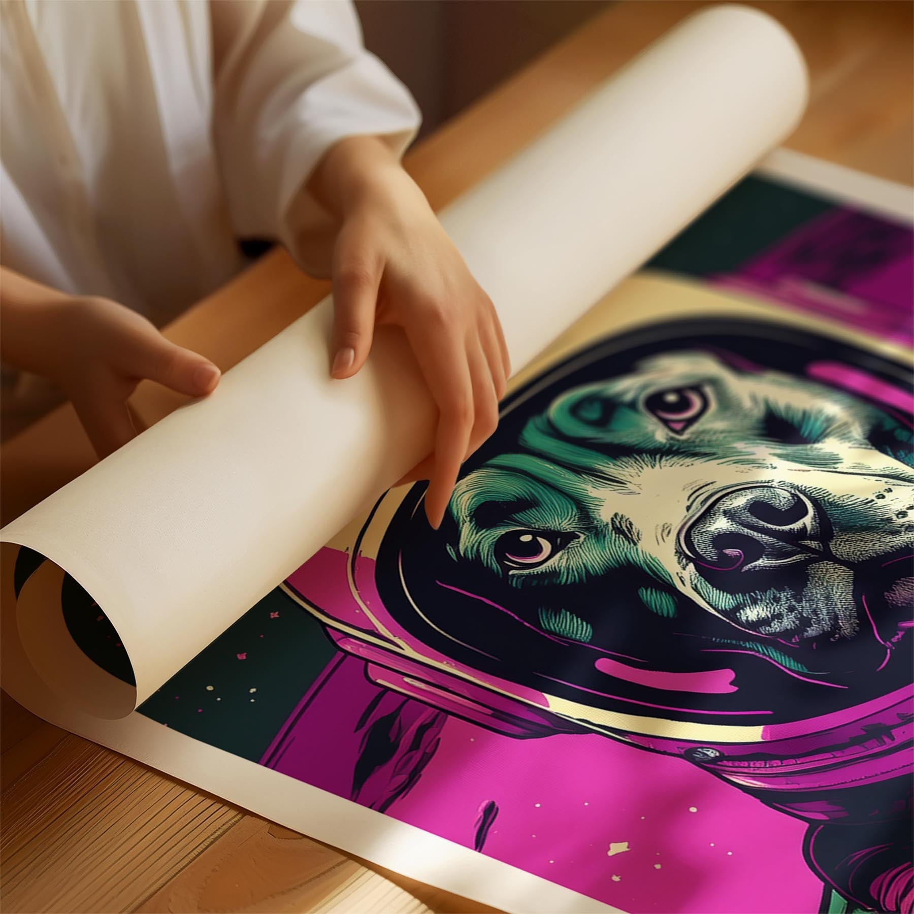 American Pitbull Terrier Space Dogs Series image 1