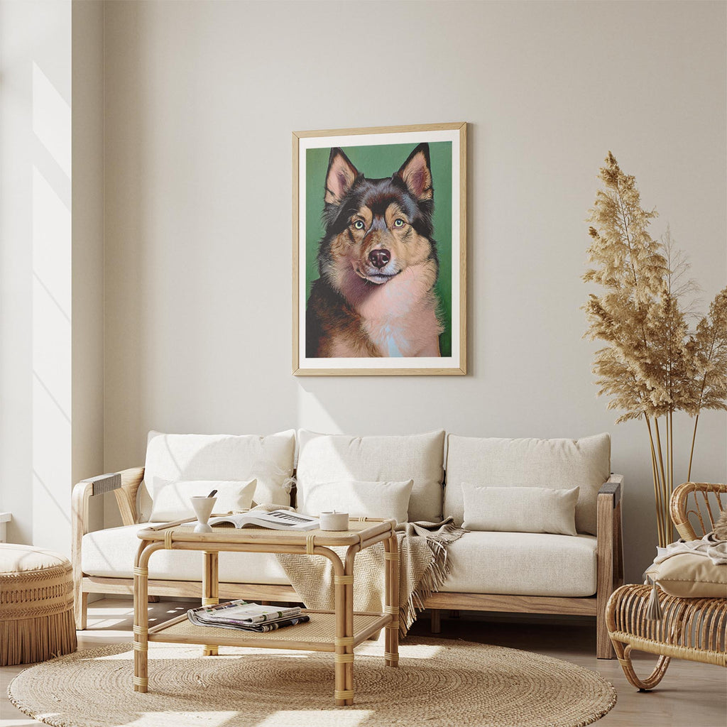 Finnish Lapphund Green Painted Series image 2