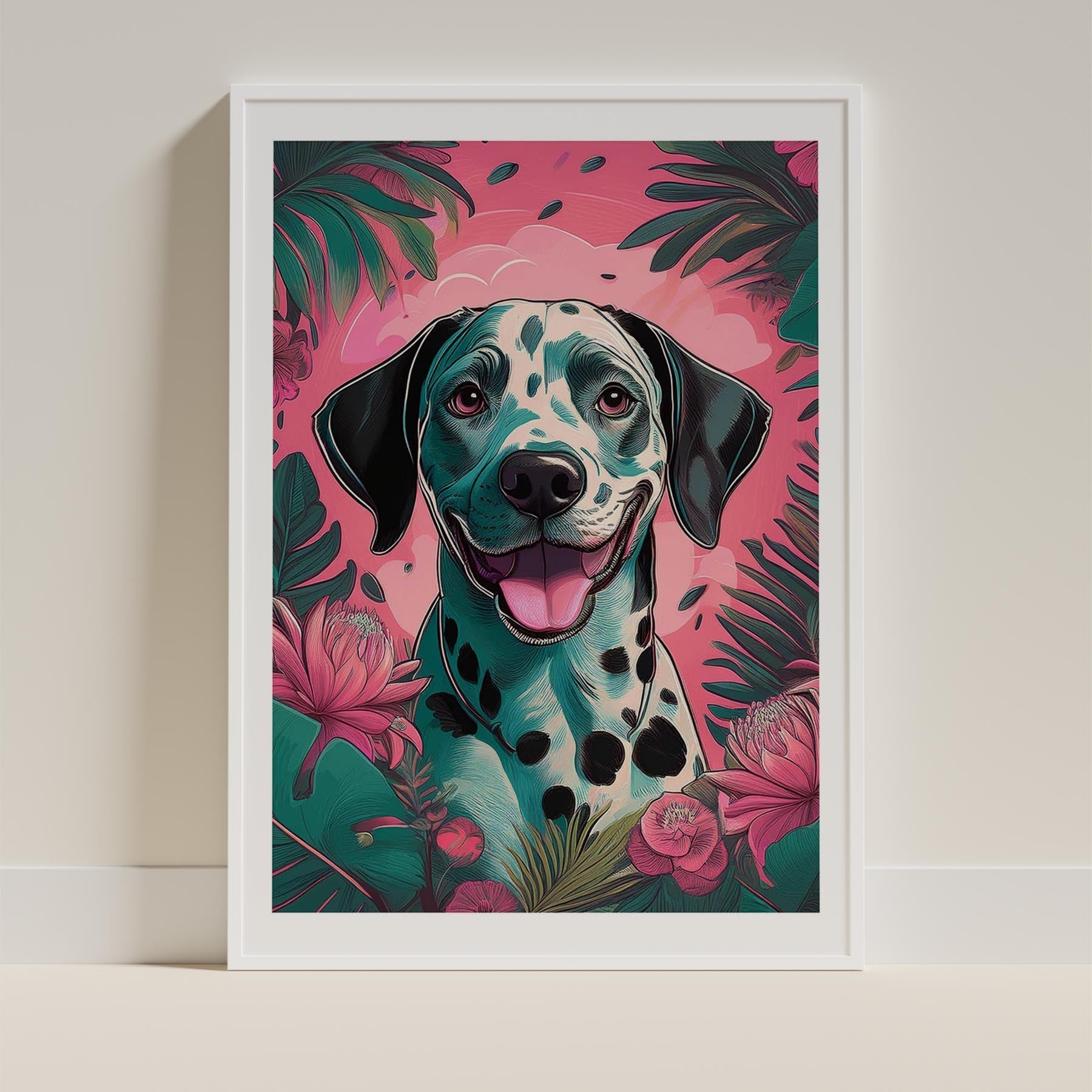 Dalmatian Flowery Dog image 9