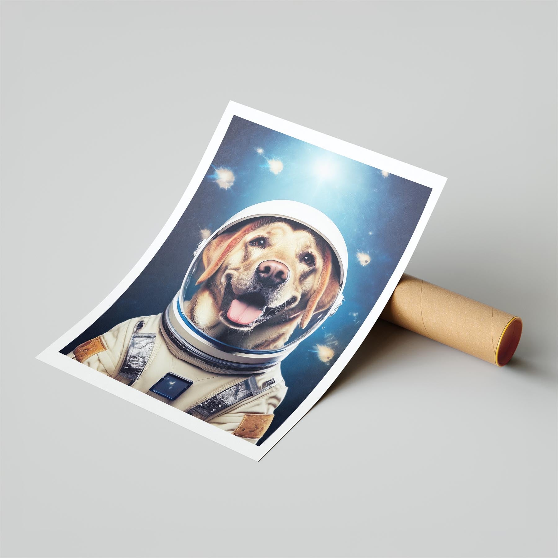 Labrador Retriever Astronaut Dog Series image 6