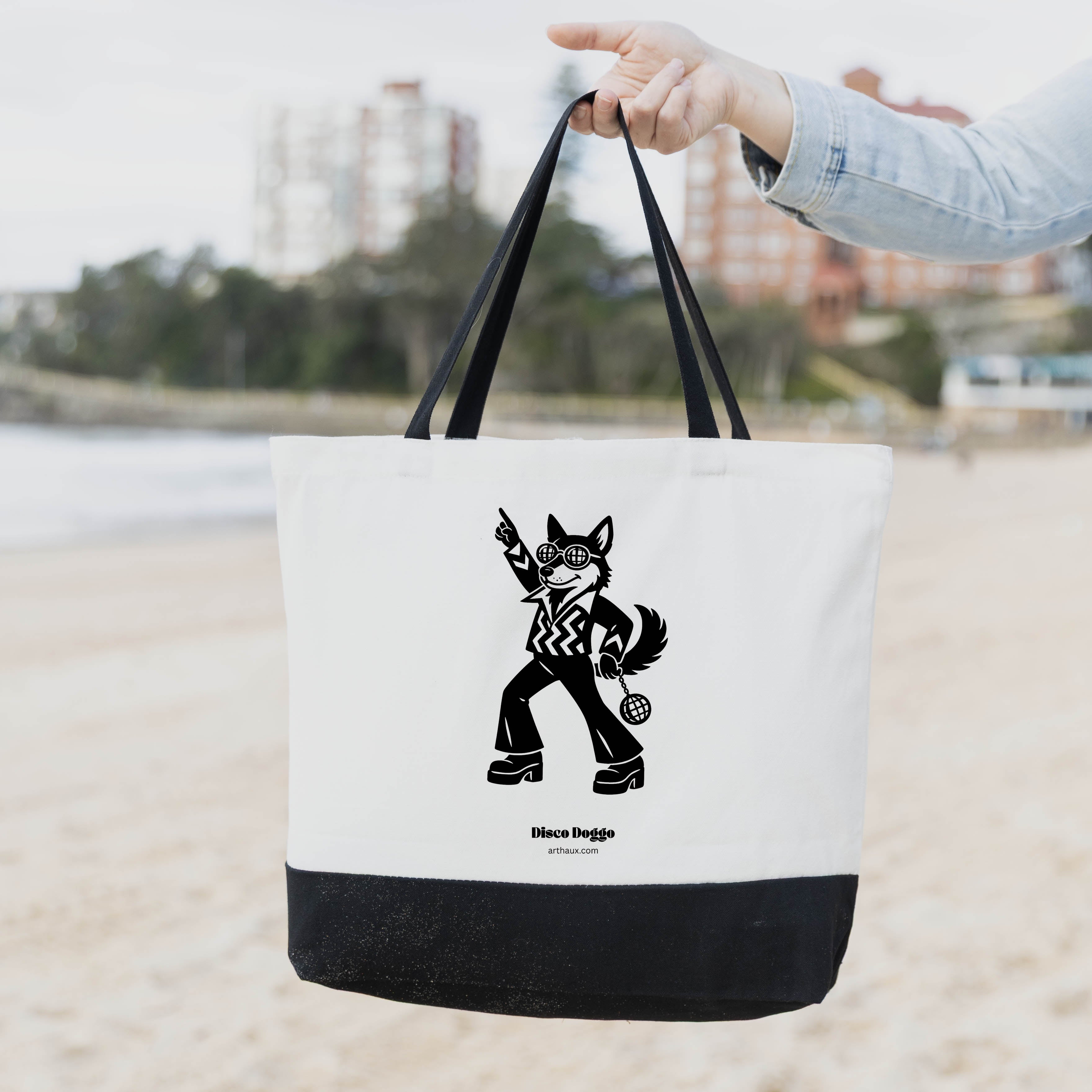 Swedish Vallhund 70's Disco Doggo Bag image 1