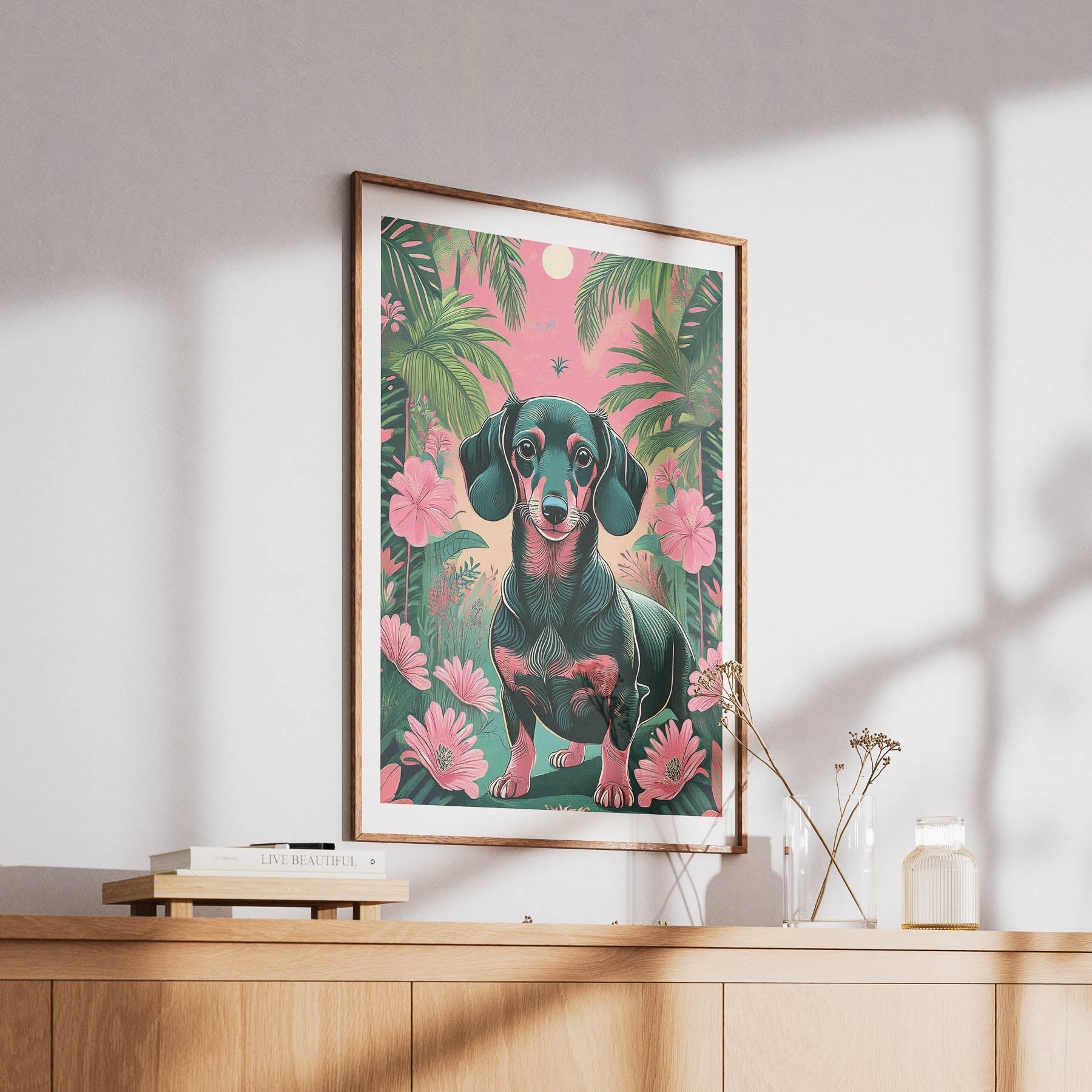 Miniature Dachshund Flowery Dog image 6