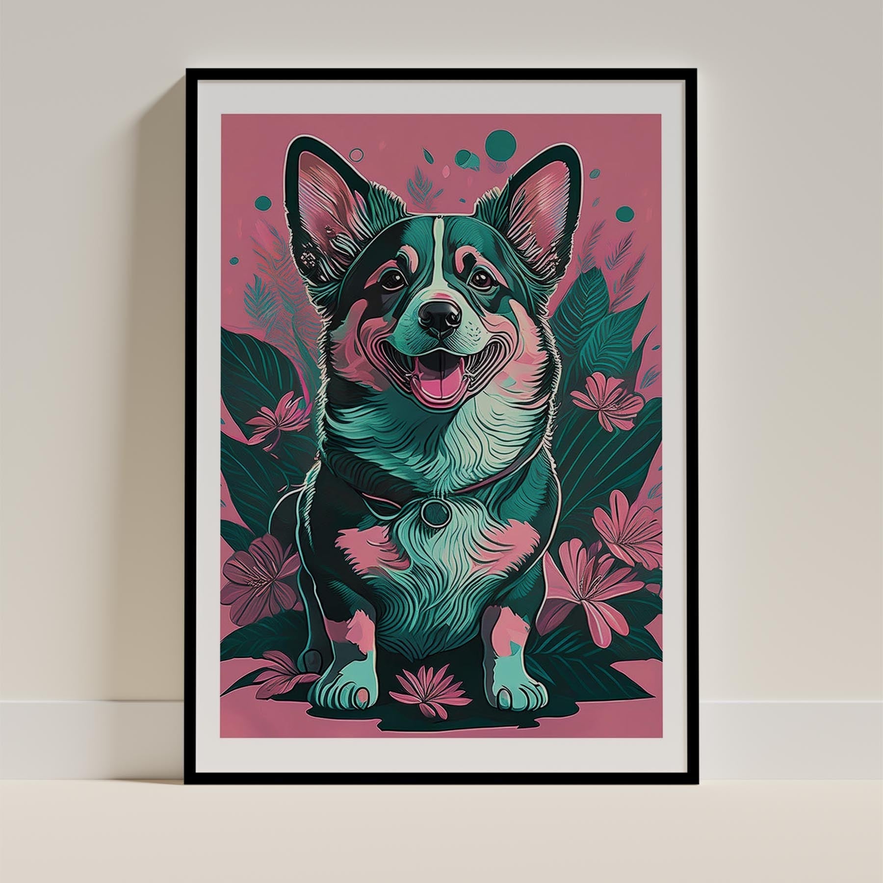 Corgi Flowery Dog image 11