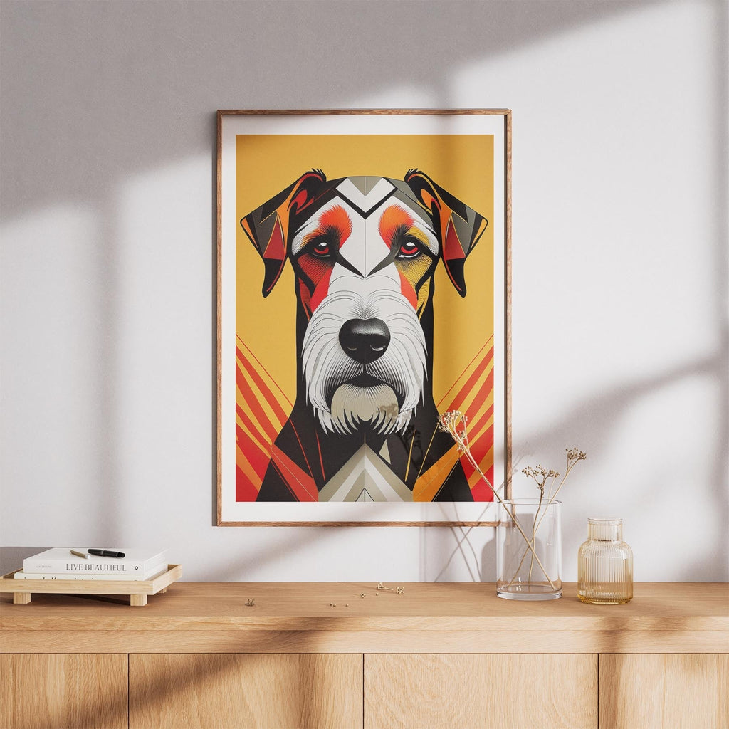 Airedale Geometric Orange Series image 8