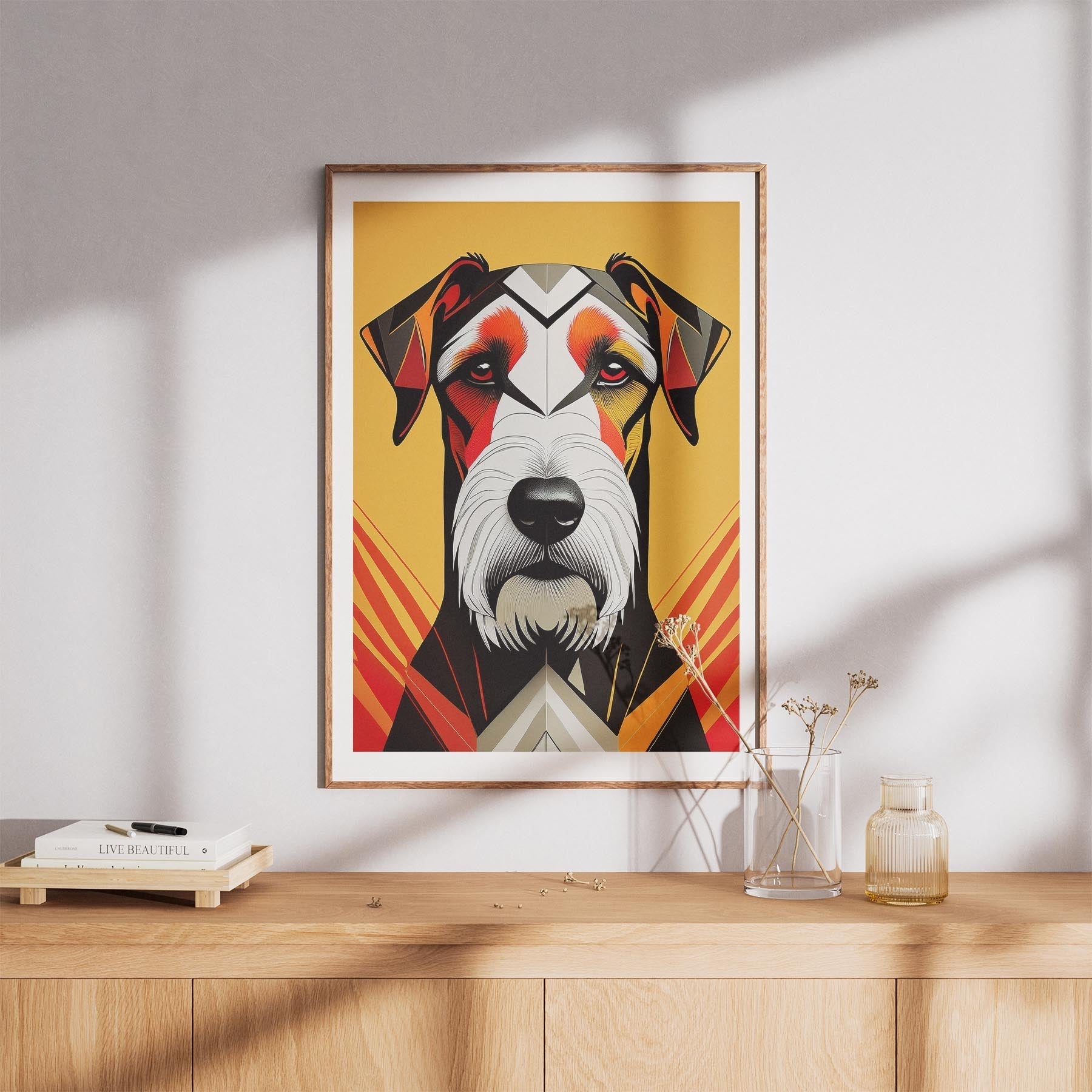 Airedale Geometric Orange Series image 8