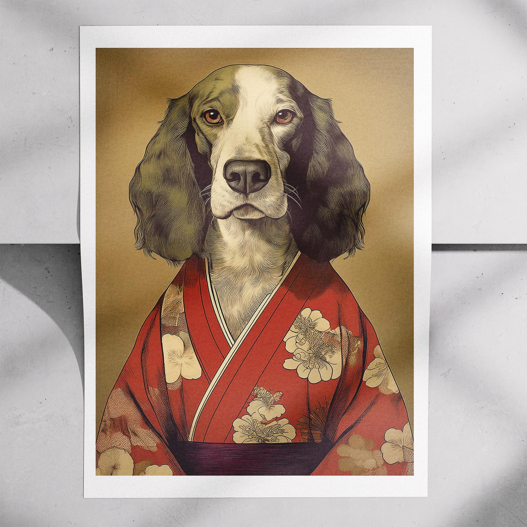 Irish Setter Japanse Kimono Dog Series image 7