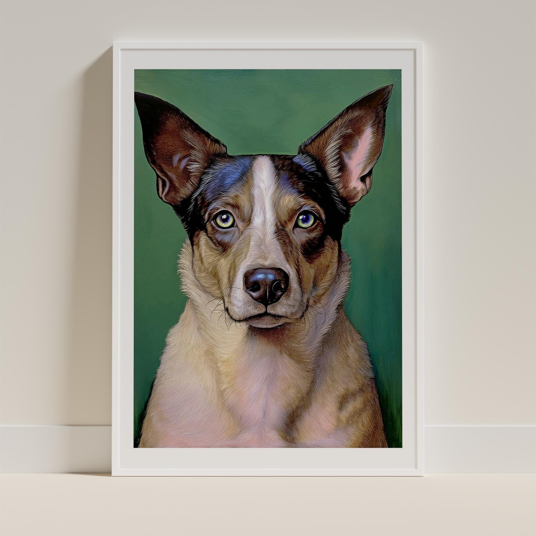 Cattle Dog Green Painted Series image 9