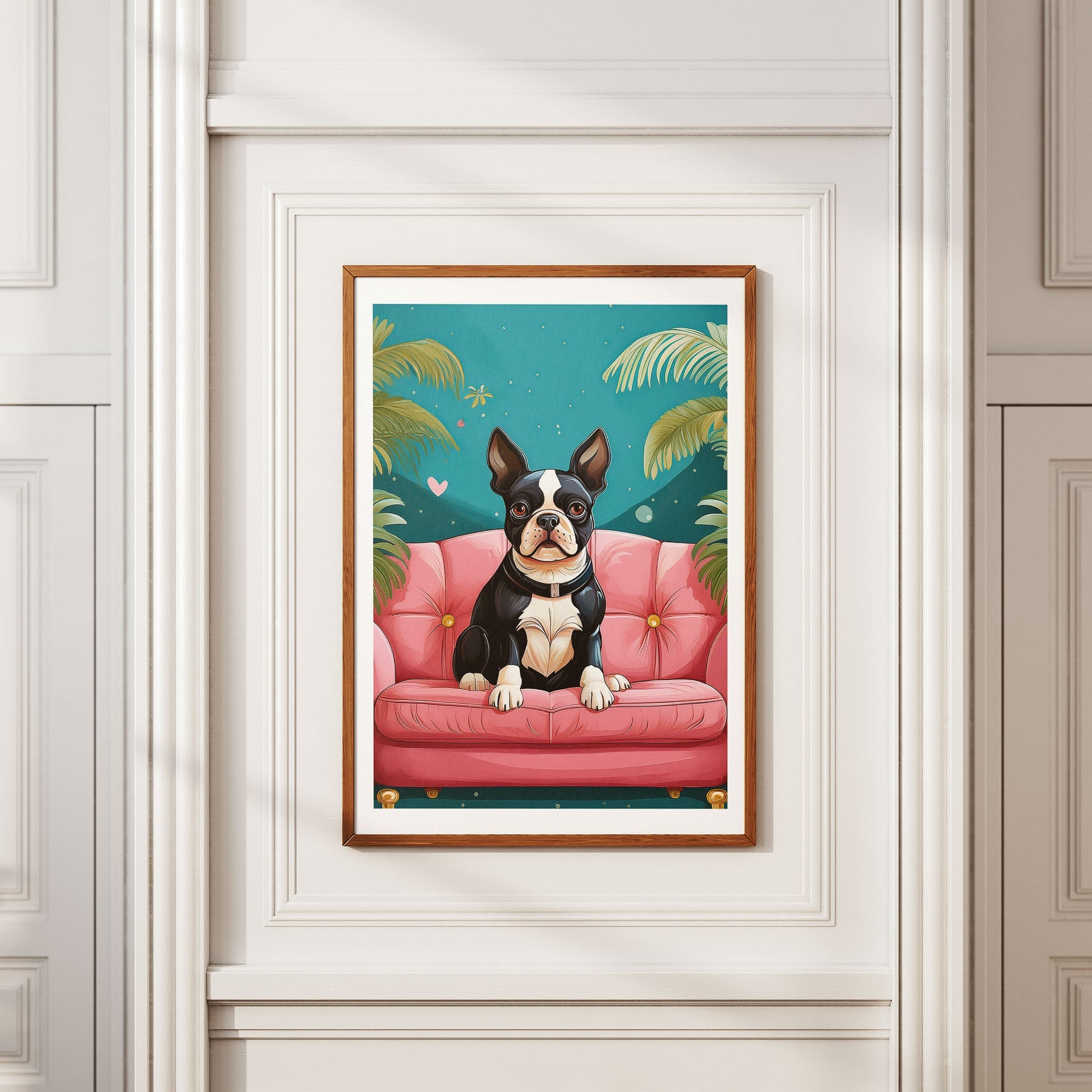 Boston Terrier  Just Lounging Around image 2