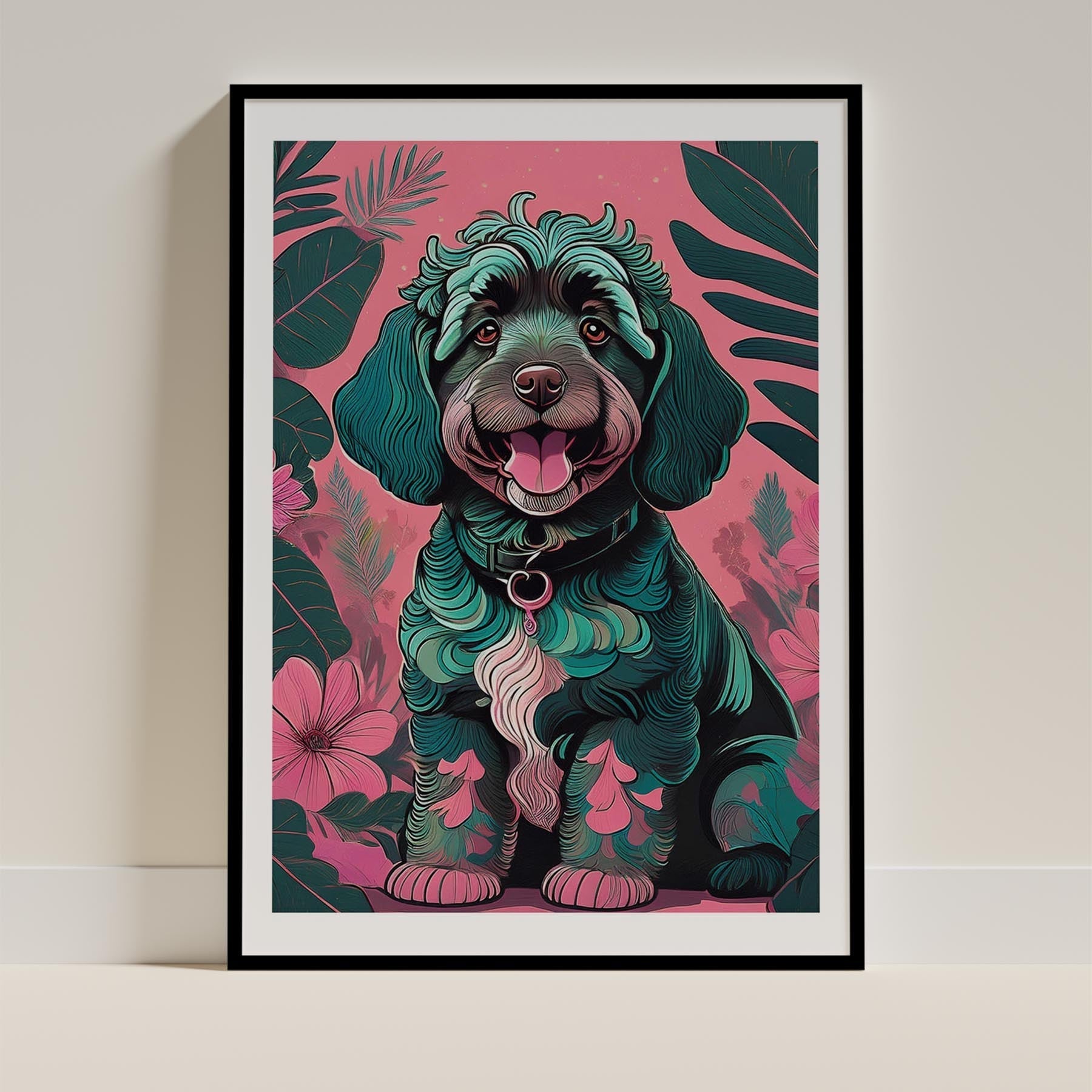 Cavoodle Flowery Dog image 11