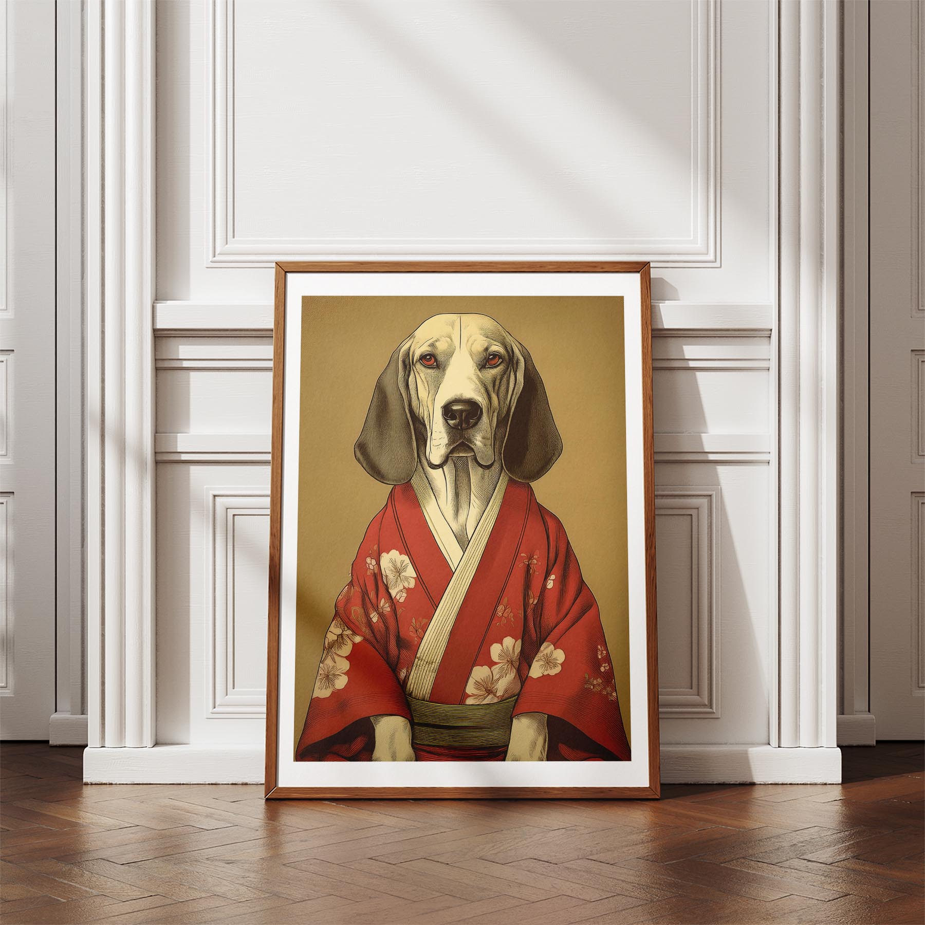 Bloodhound Japanse Kimono Dog Series image 4