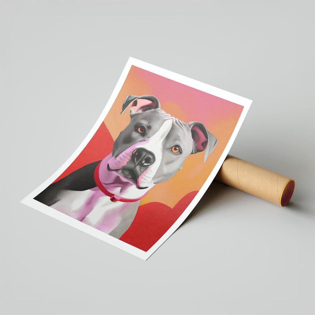 American Staffordshire Terrier Modern Pop Dog Series image 6