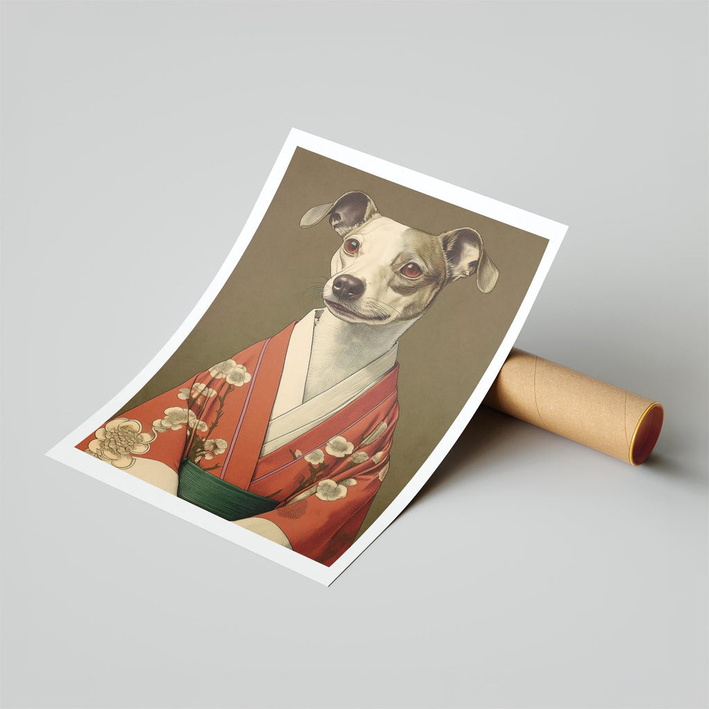 Whippet Japanse Kimono Dog Series image 6