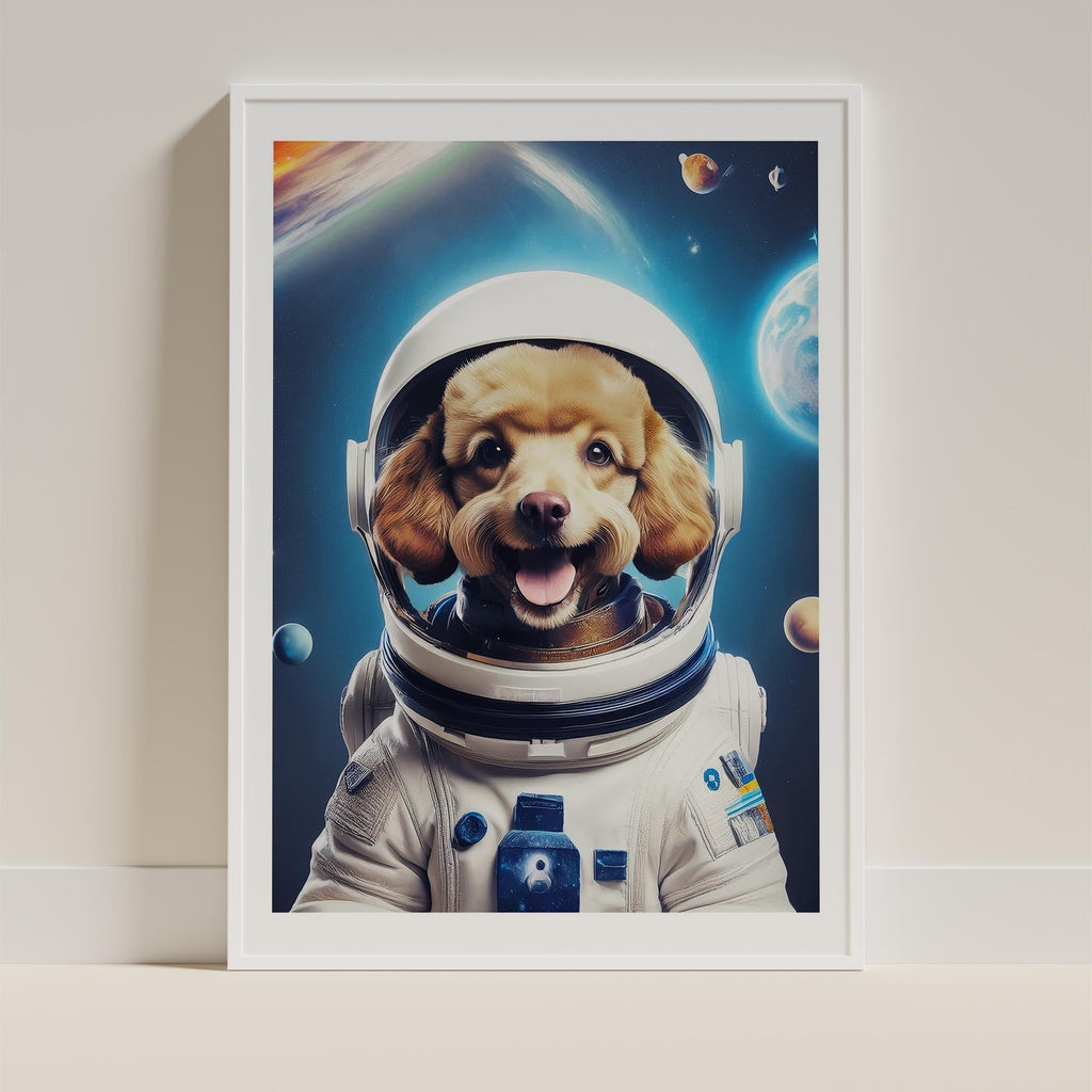Poodle Astronaut Dog Series image 9