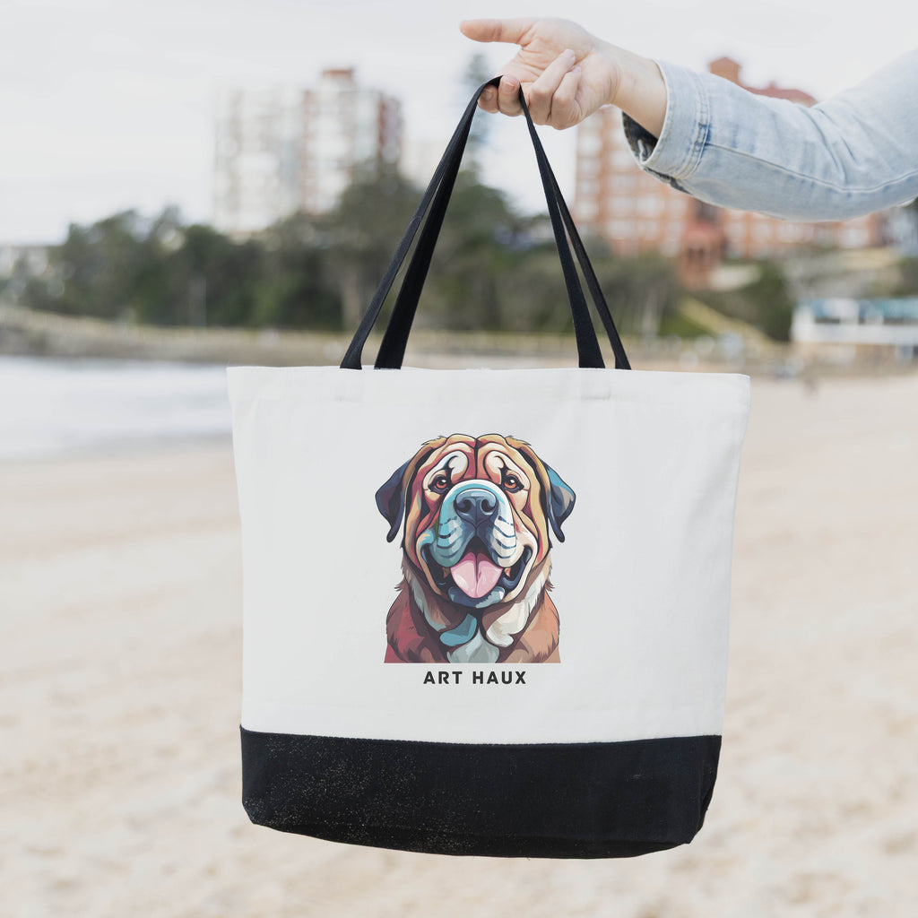 Shar Pei Chic Graphic Art Bag image 1