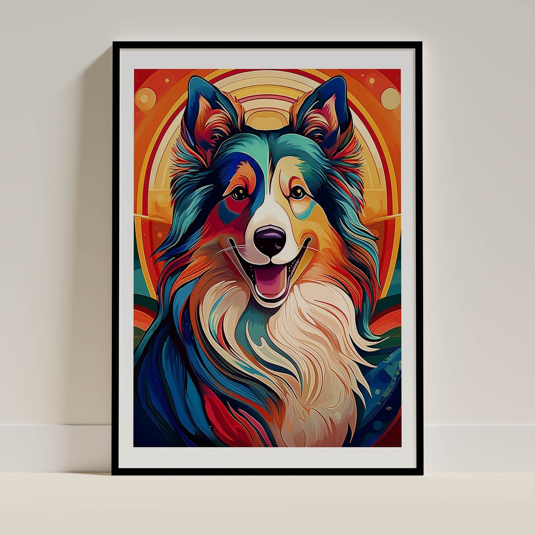 Shetland Sheepdog Colour Graphics image 0