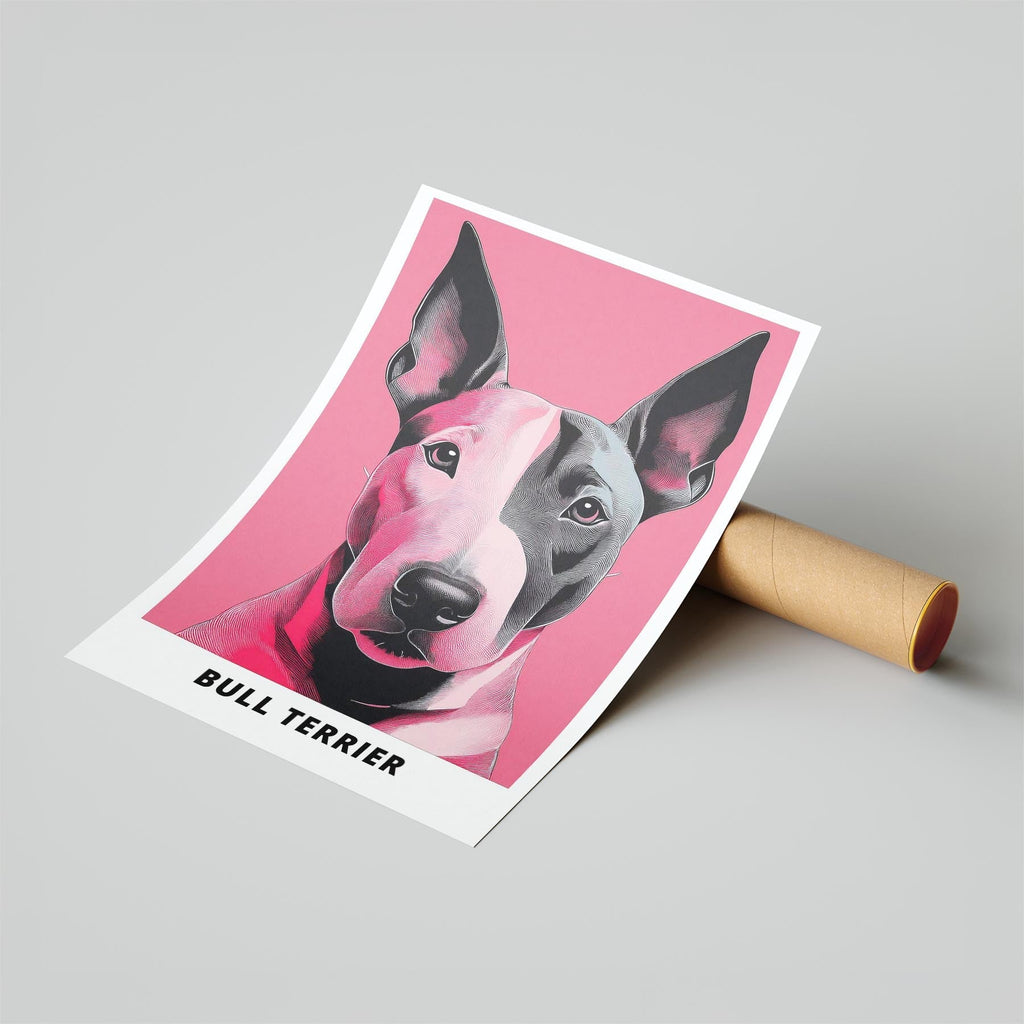 Bull Terrier Pink and Black Dog Series 2 image 6