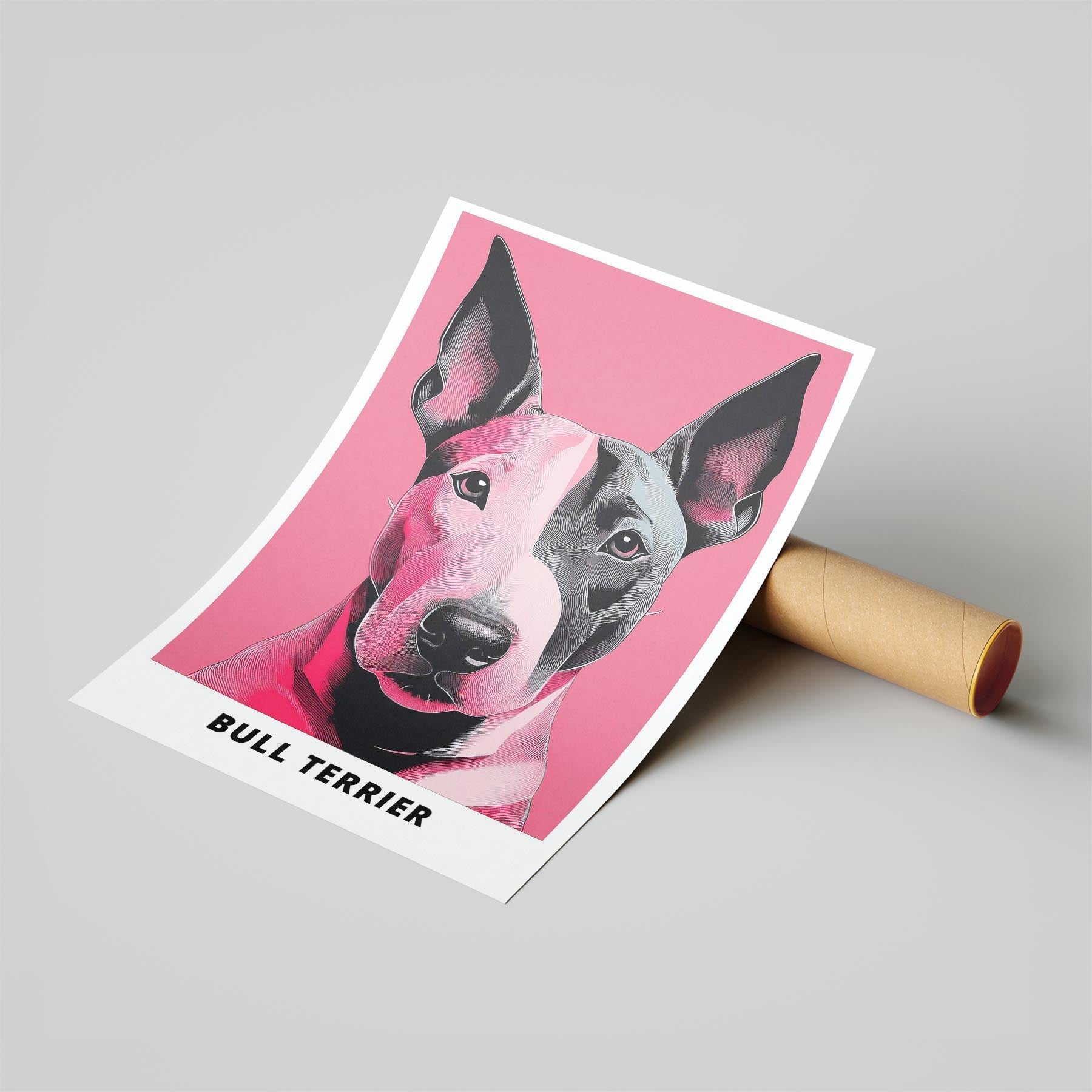 Bull Terrier Pink and Black Dog Series 2 image 6