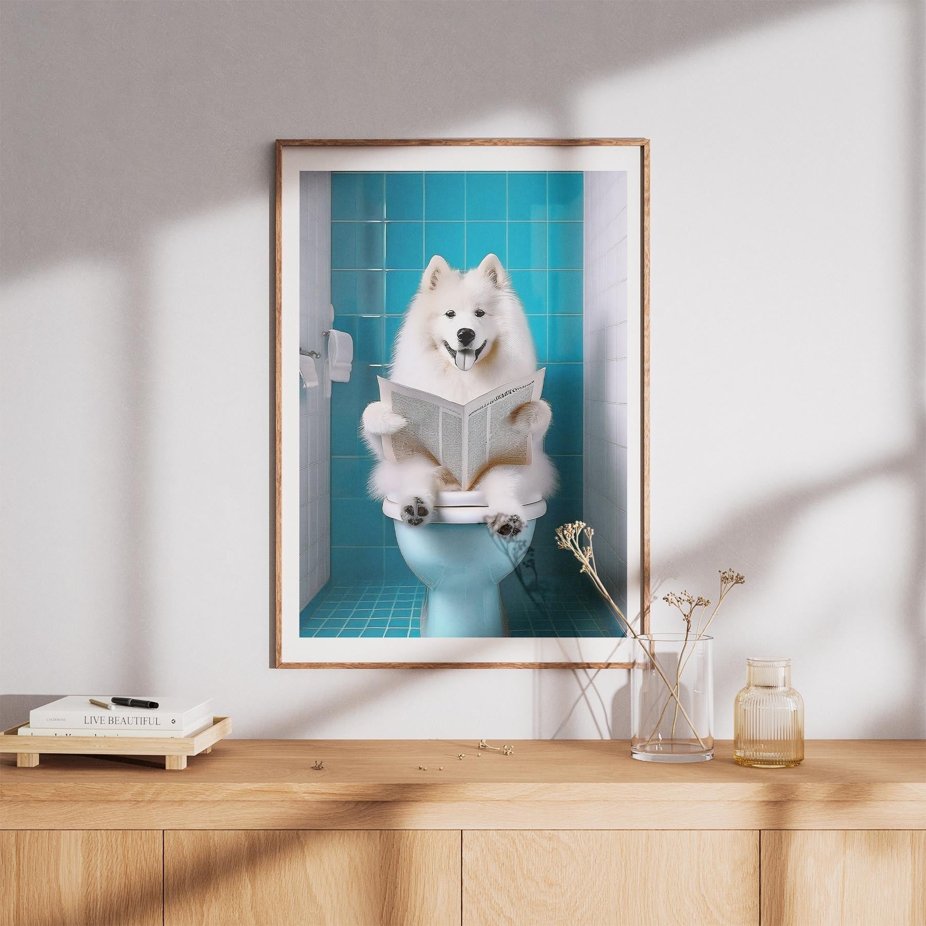 Samoyed Toilet Humour Dog Series image 8