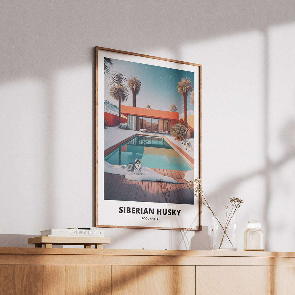 Siberian Husky Pool Party image 6