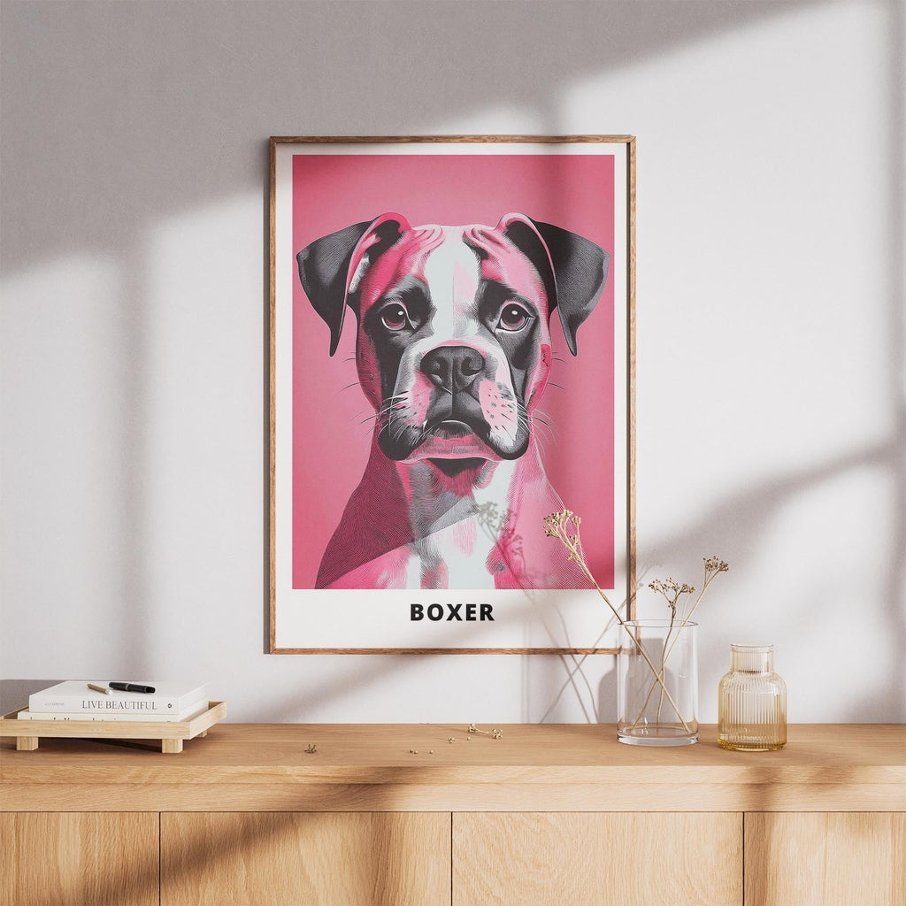 Boxer Pink and Black Dog Series 1 image 8