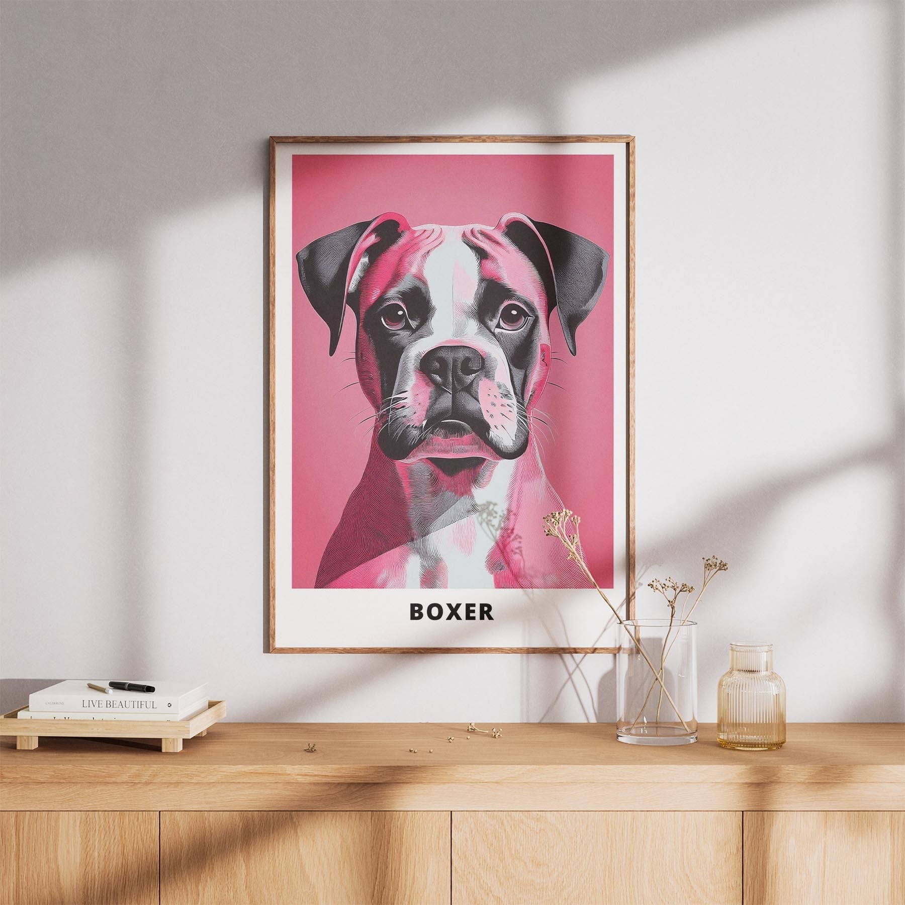 Boxer Pink and Black Dog Series 1 image 8