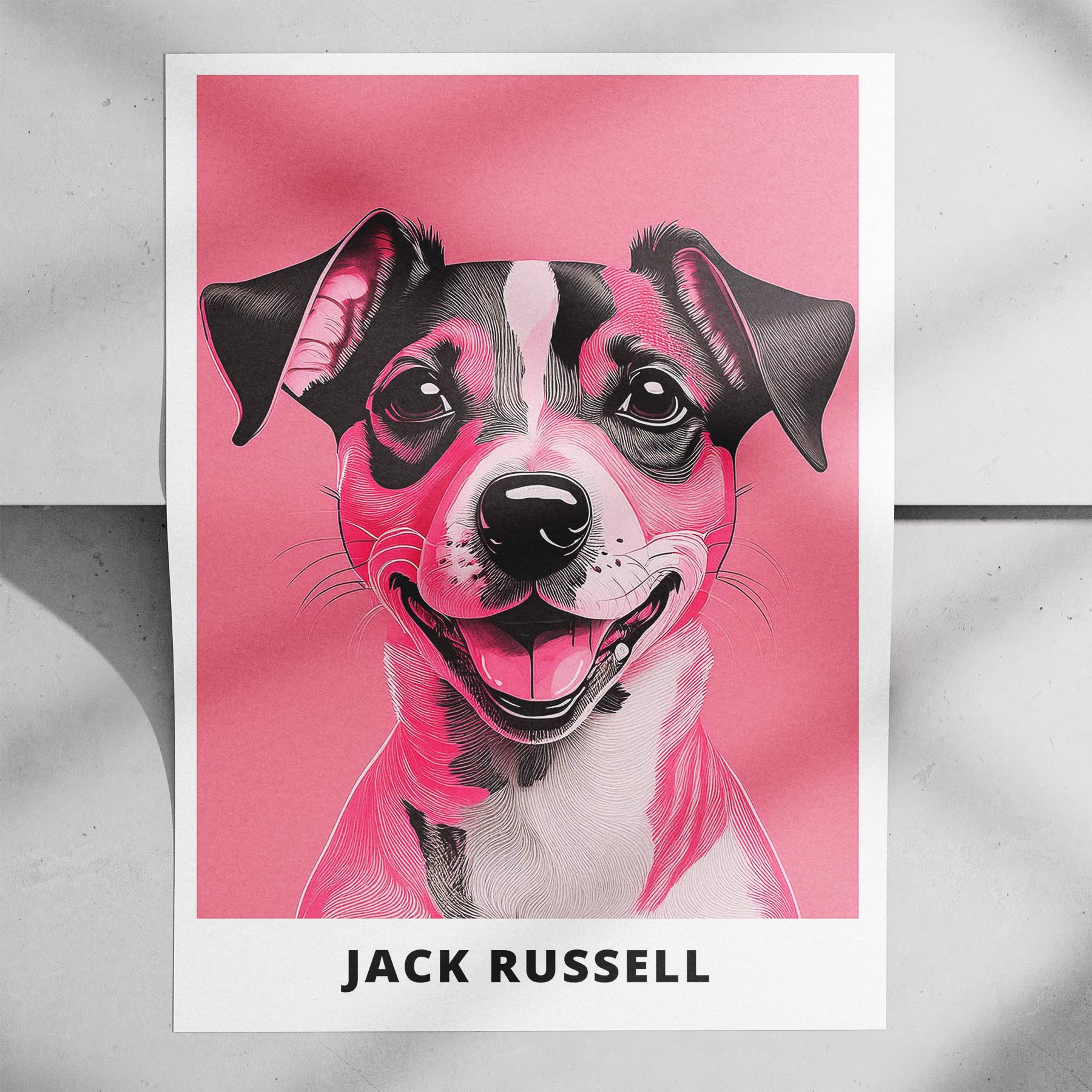 Jack Russell Pink and Black Dog Series 1 image 7