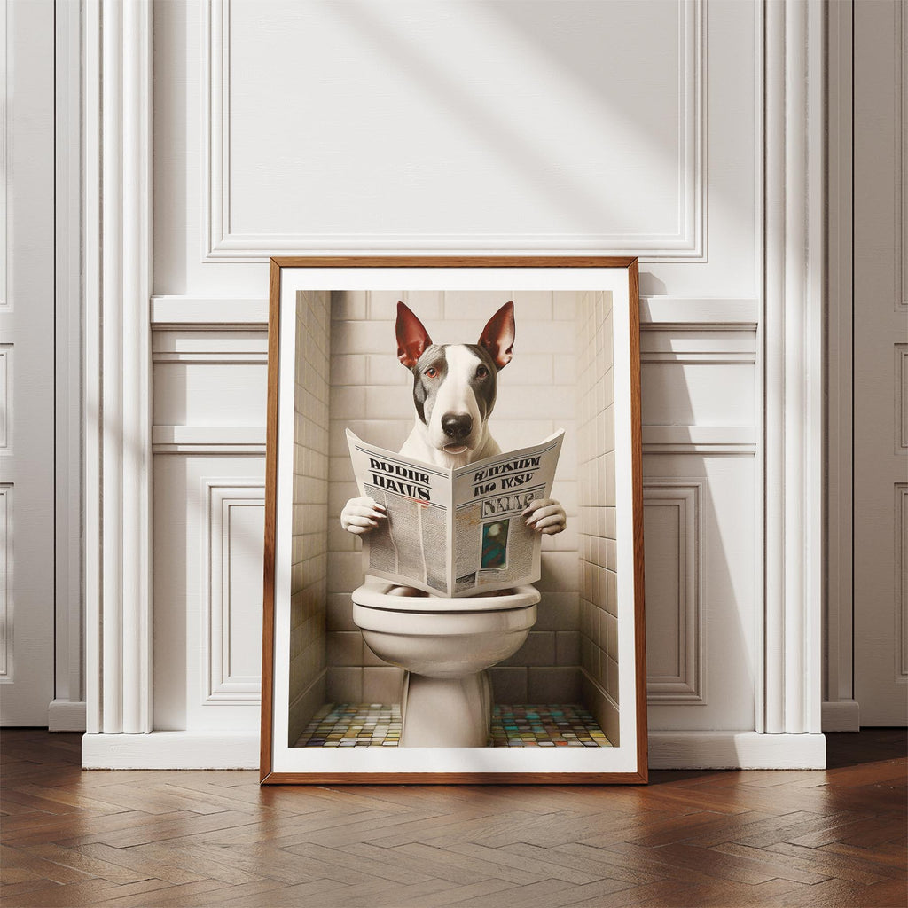 Bull Terrier Toilet Humour Dog Series 4 image 4