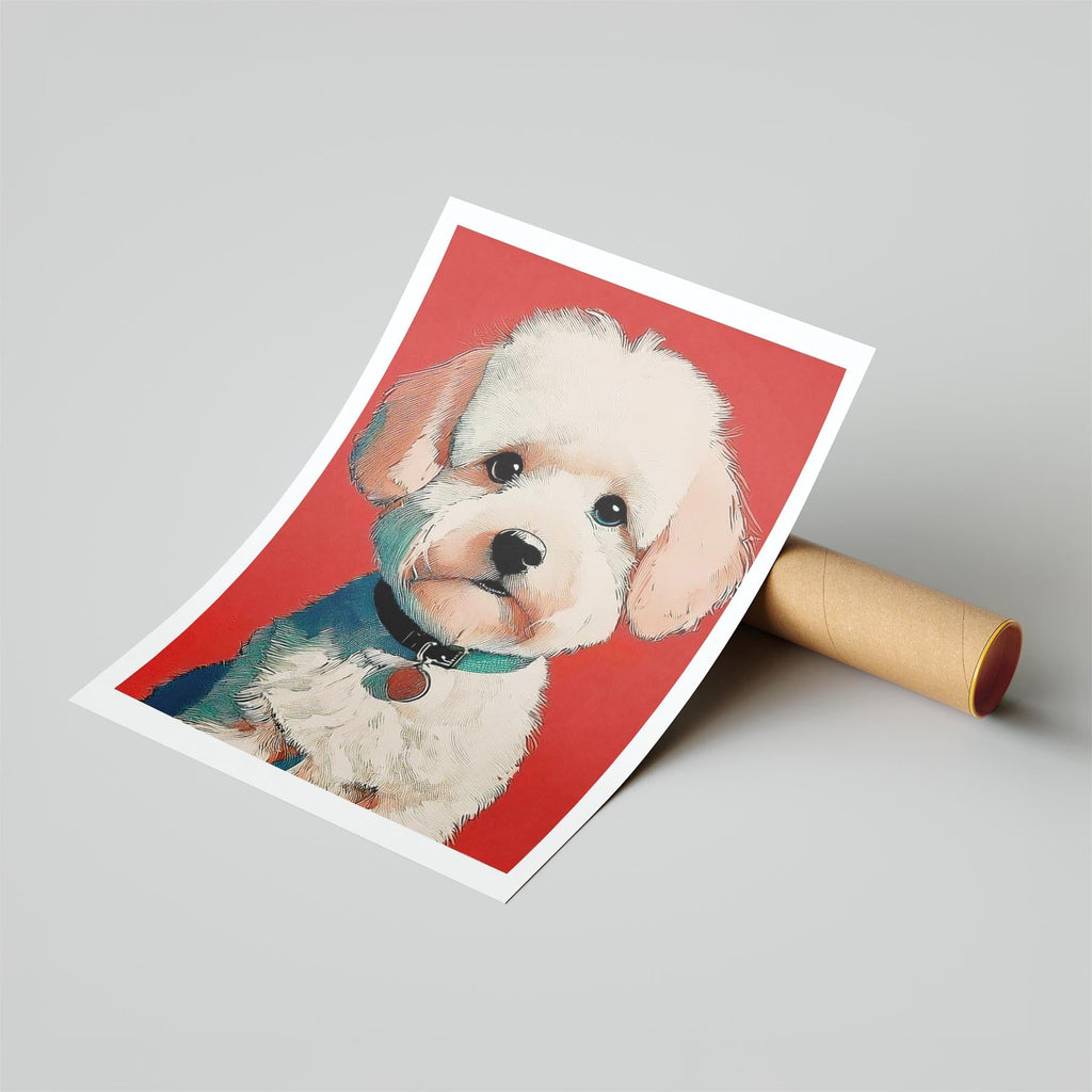 Bichon Frise Red Dog Series image 6