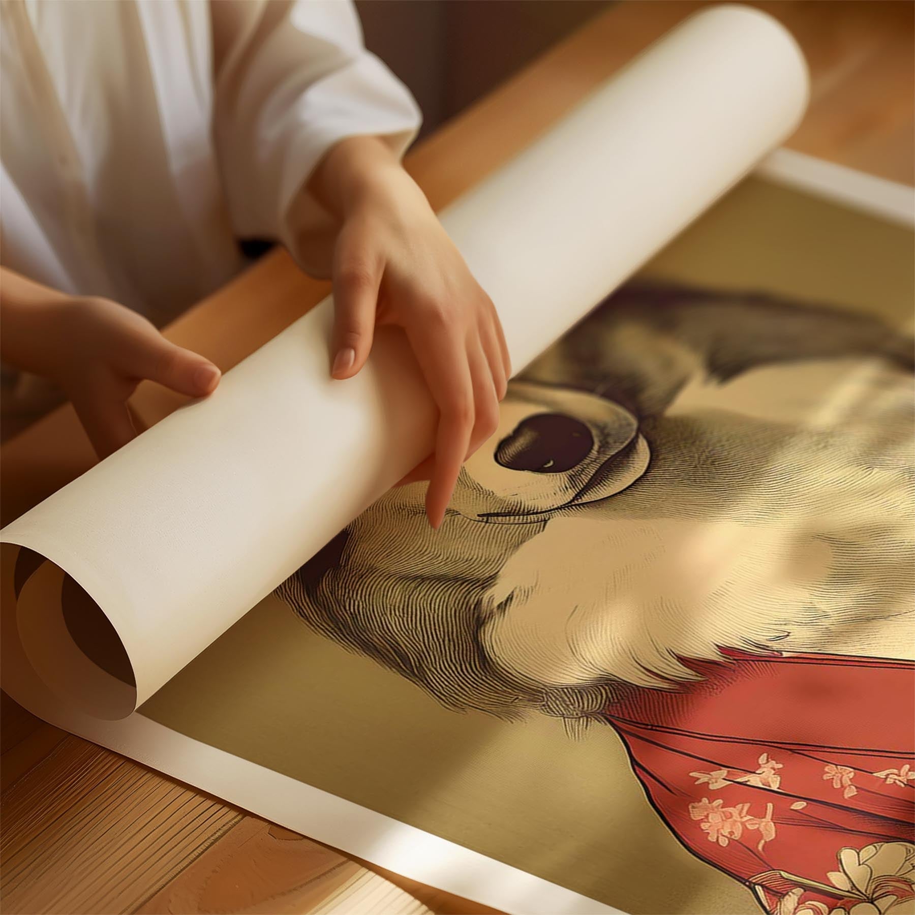 Shetland Sheepdog Japanse Kimono Dog Series image 1