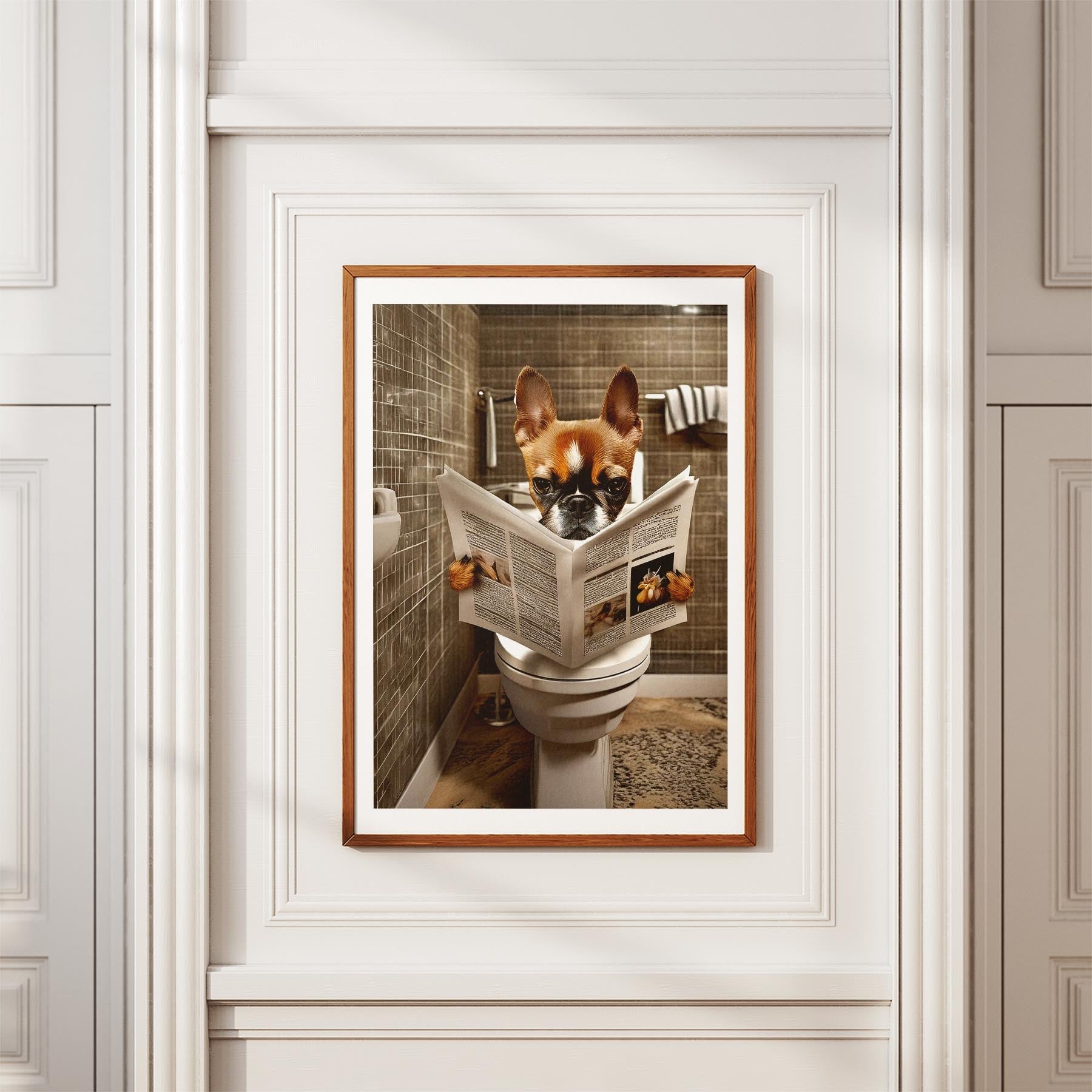 Boston Terrier Toilet Humour Dog Series 2 image 3