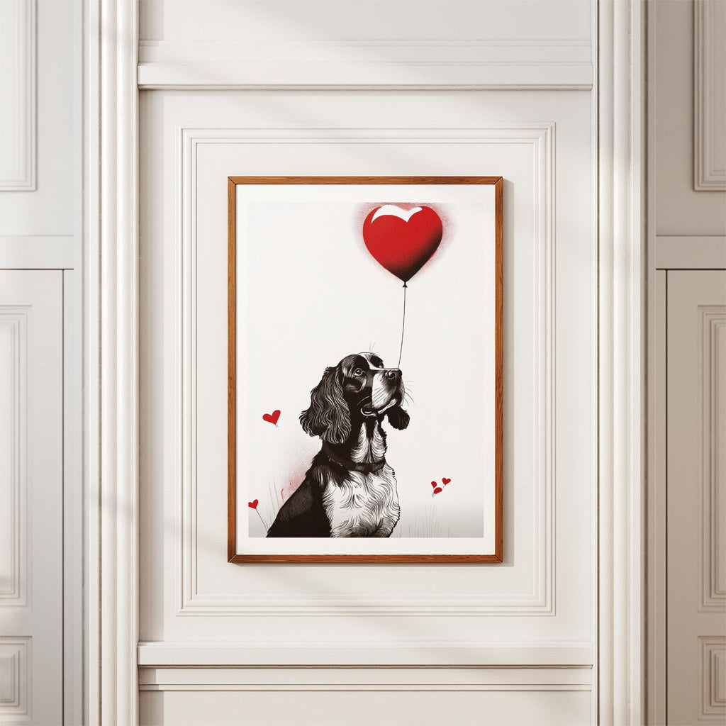 English Springer Spaniel DOGSY Series inspired by the Art of Banksy image 3