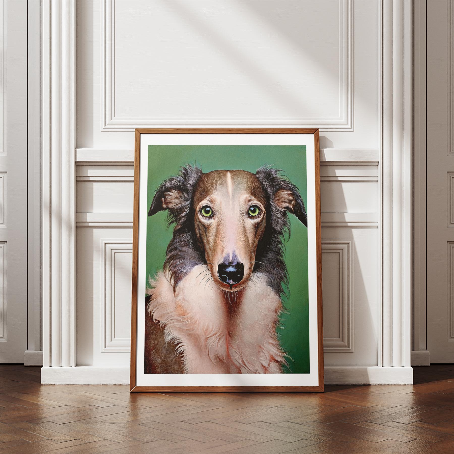 Borzoi Green Painted Series image 4
