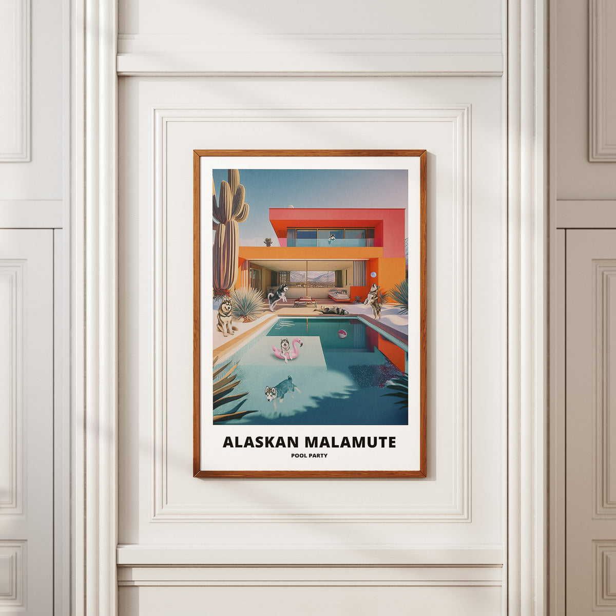 Alaskan Malamute Pool Party image 2