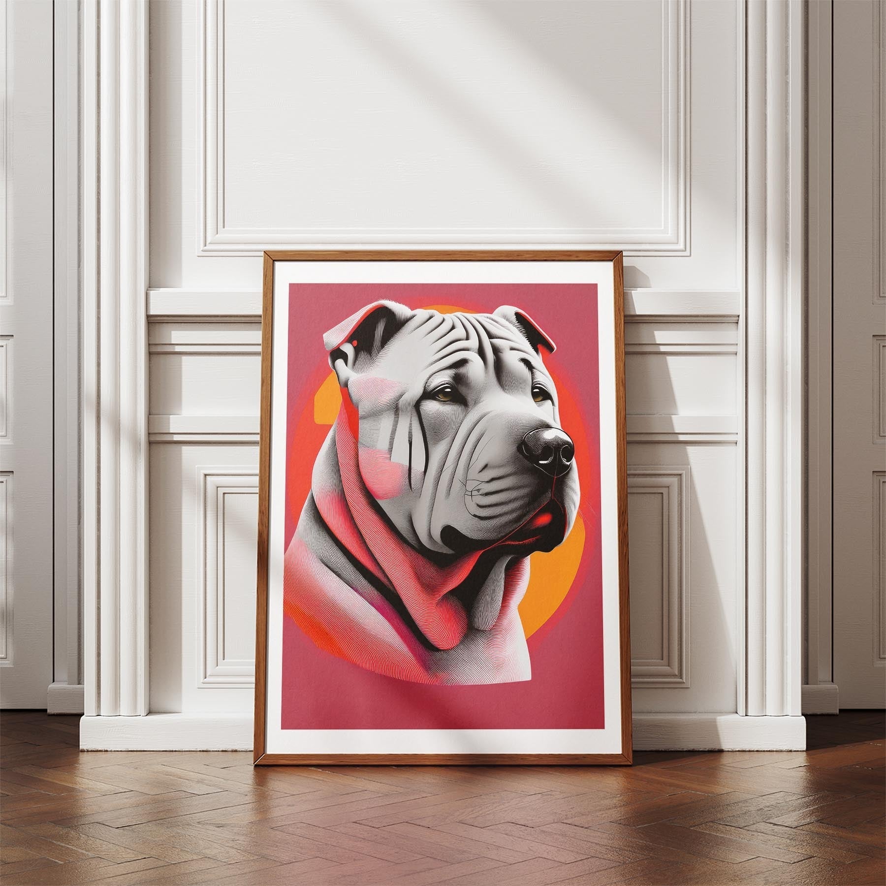 Shar Pei Modern Pop Dog Series image 4