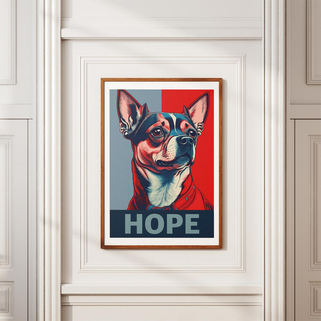 Chihuahua HOPE Series Inspired by the Obama Poster image 3