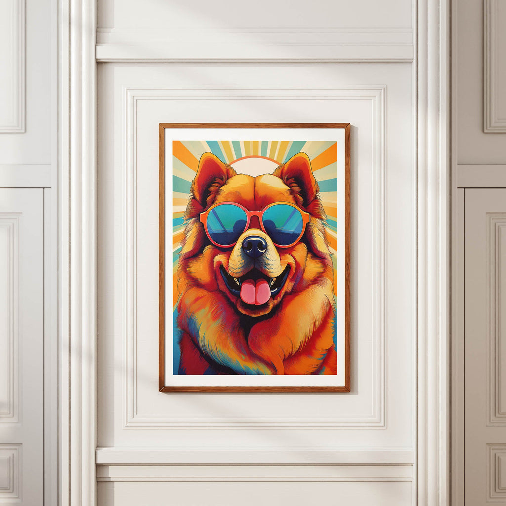 Chow Chow In Colourful Sunnies 1 image 2