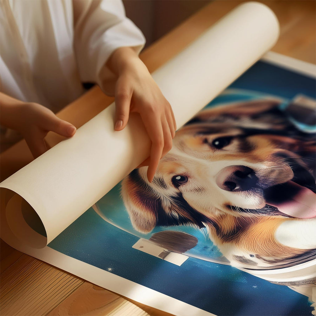 Australian Shepherd Astronaut Dog Series image 1