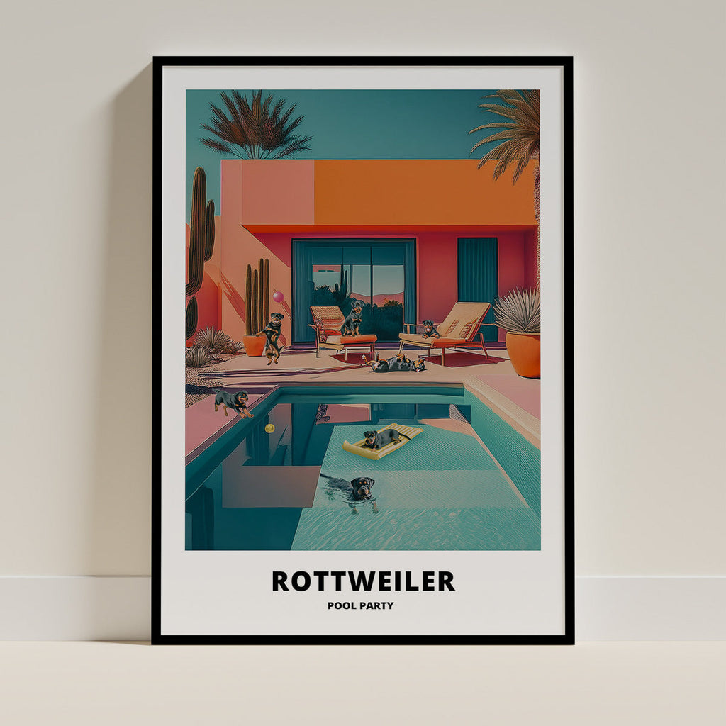 Rottweiler Pool Party image 0