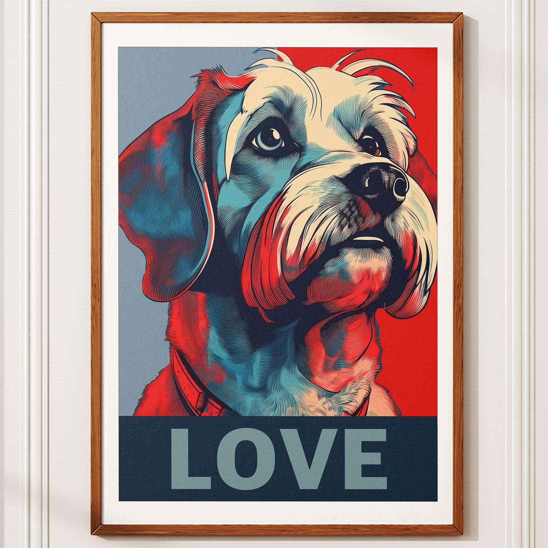 Maltese LOVE Series Inspired by the Obama Poster image 10