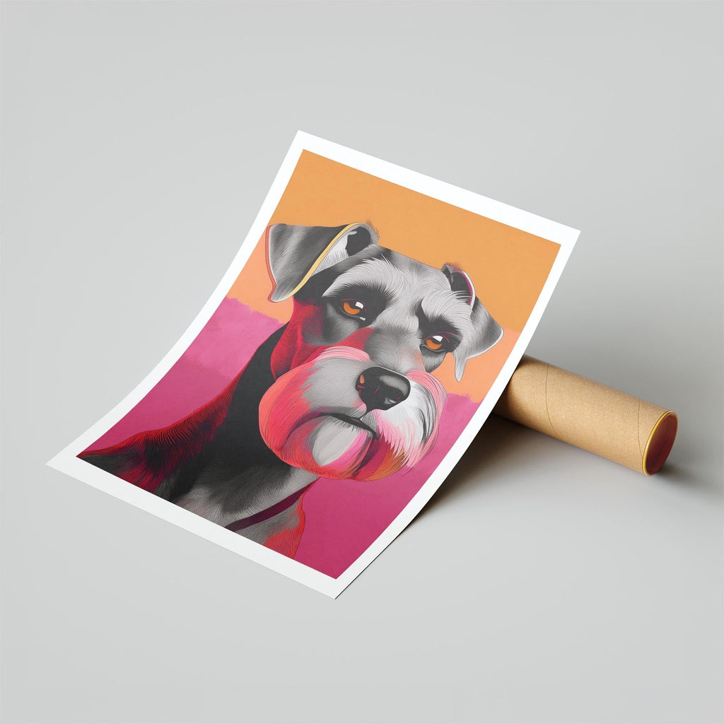Schnauzer Modern Pop Dog Series image 6