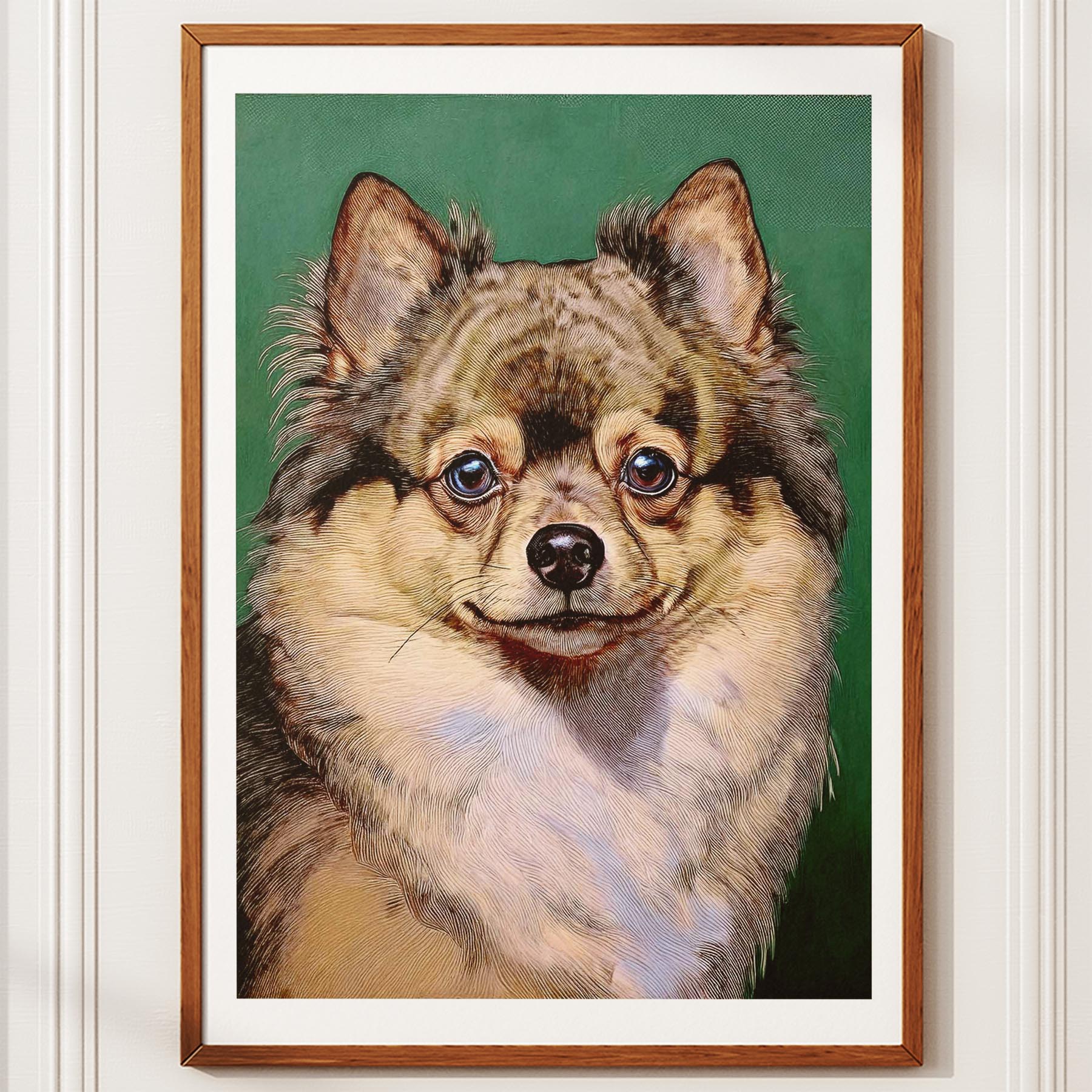 Pomeranian Green Painted Series image 10