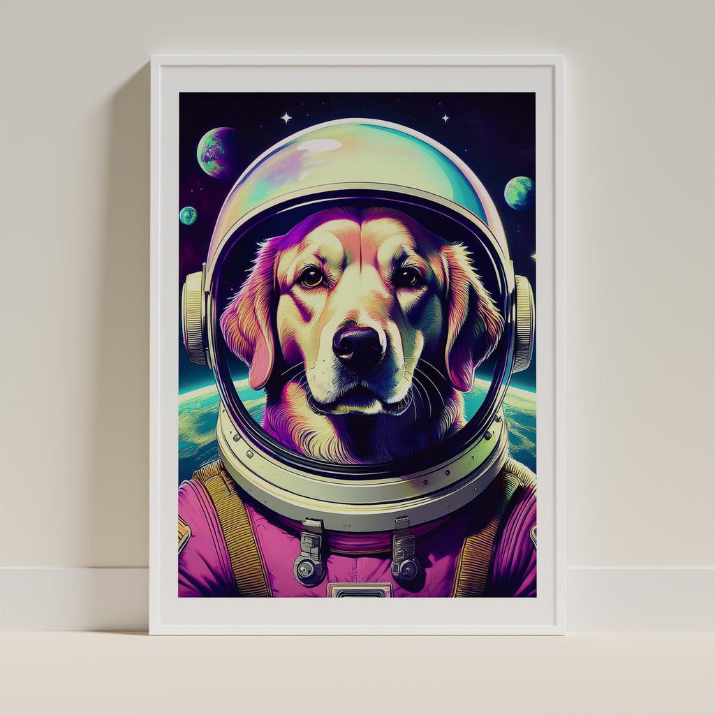 Golden Retriever Space Dogs Series image 9