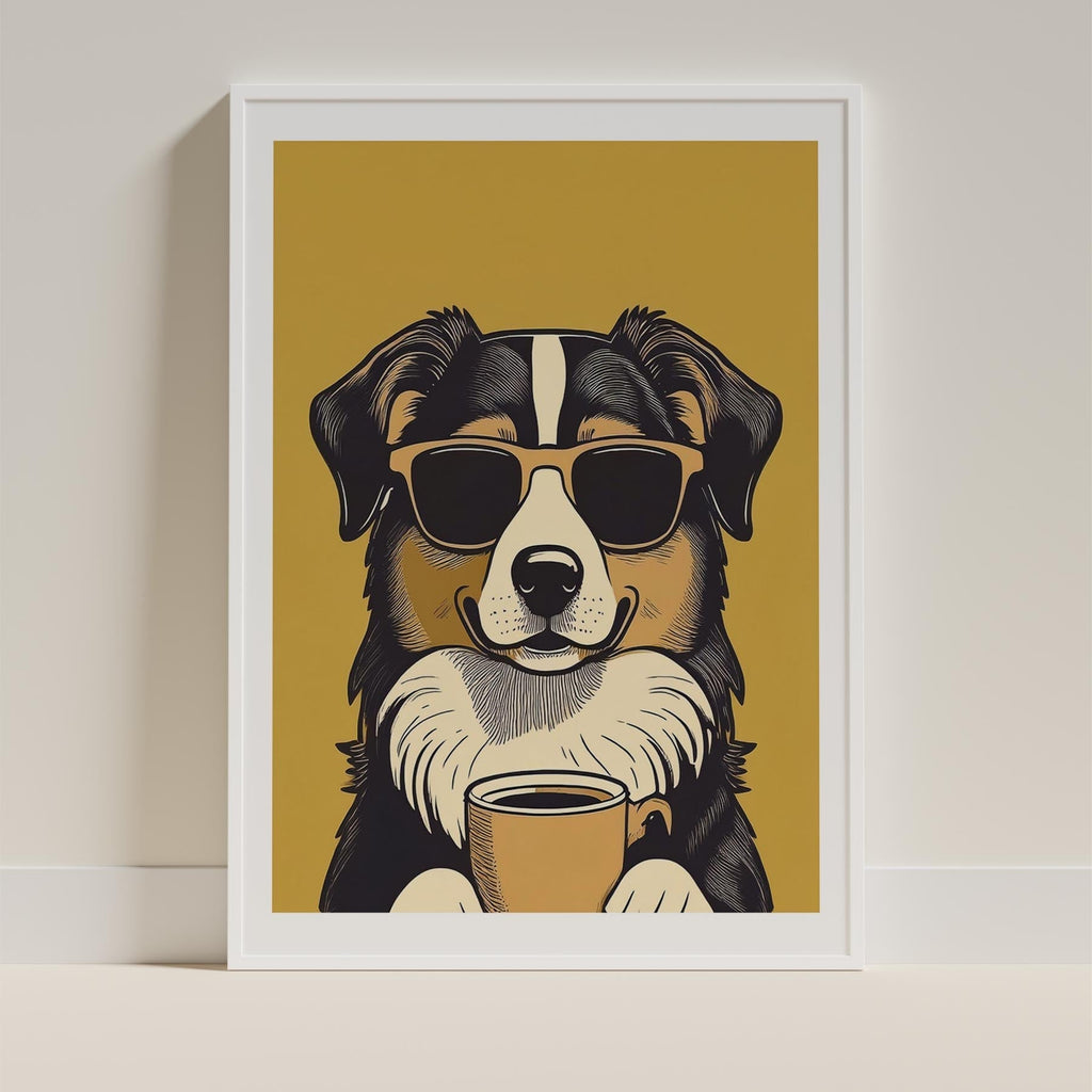 Austrlaian Shepherd Chillin Coffee Dog image 11