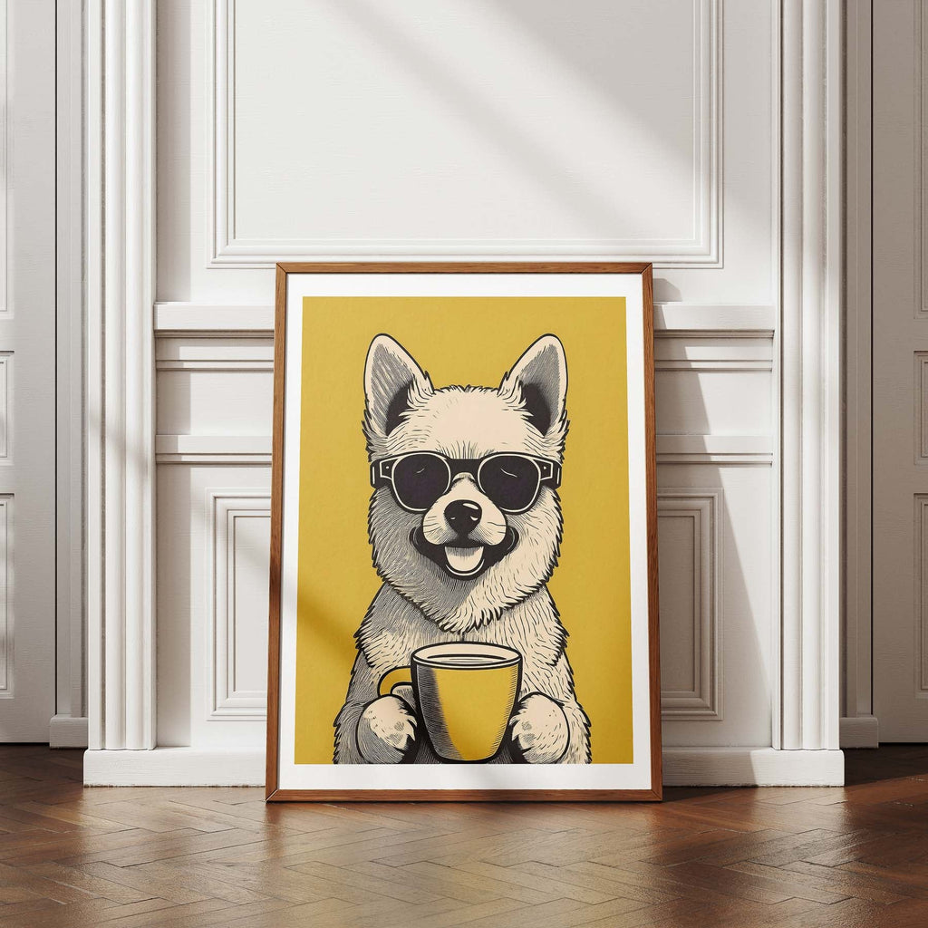 Pomapoo Chillin Coffee Dog image 4