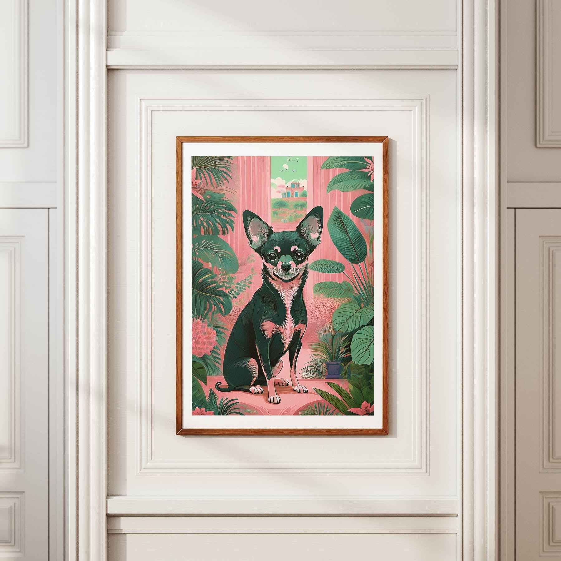 Chihuahua Flowery Dog image 3