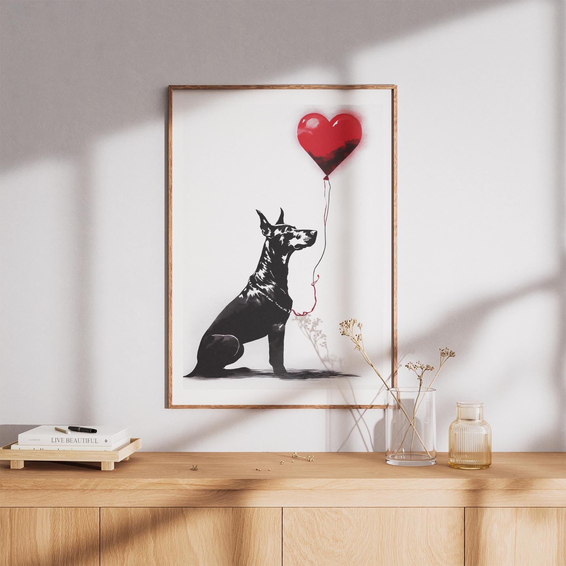 Doberman DOGSY Series inspired by the Art of Banksy image 8
